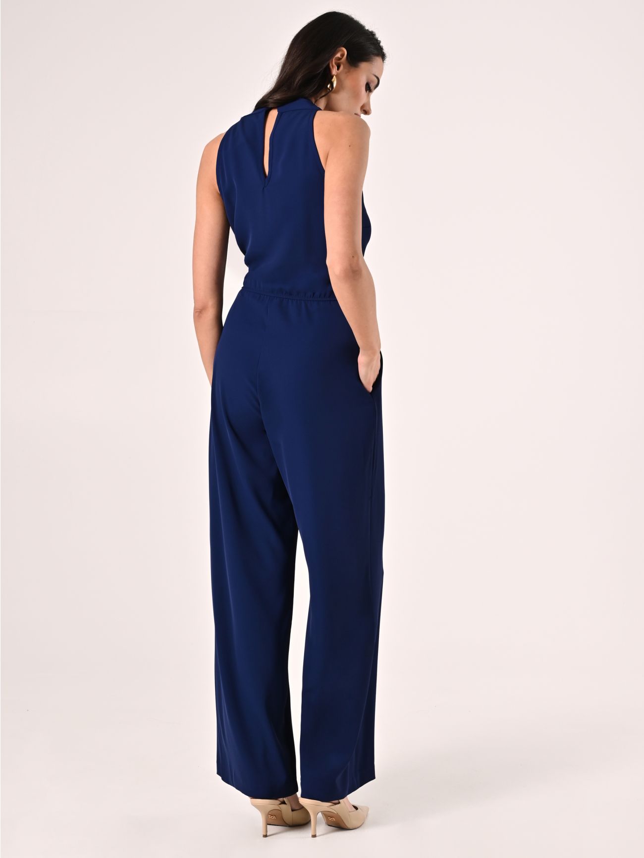 Blue Jumpsuit with Ribbons det_3