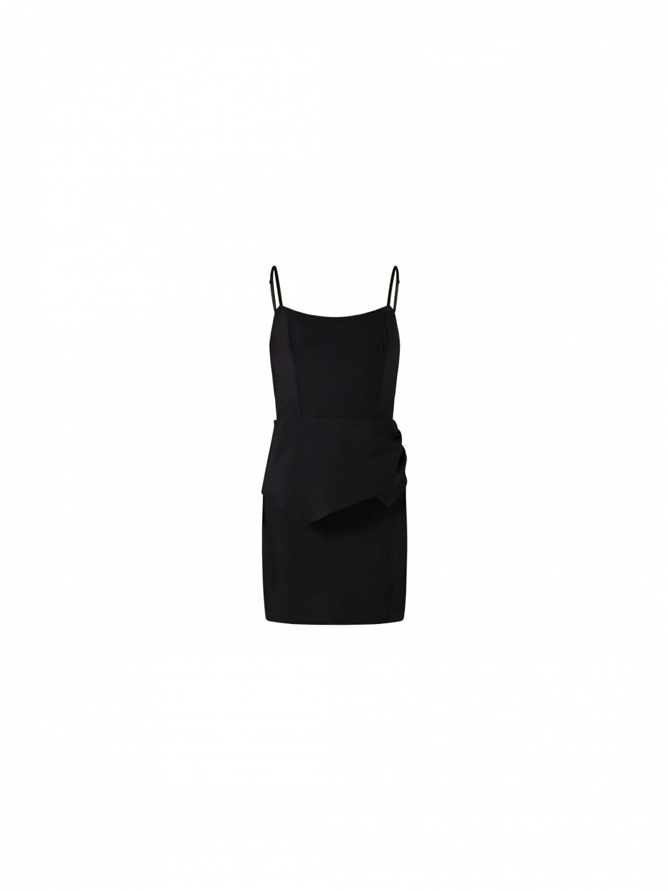 Black Sheath Dress with Sweetheart Neckline det_4