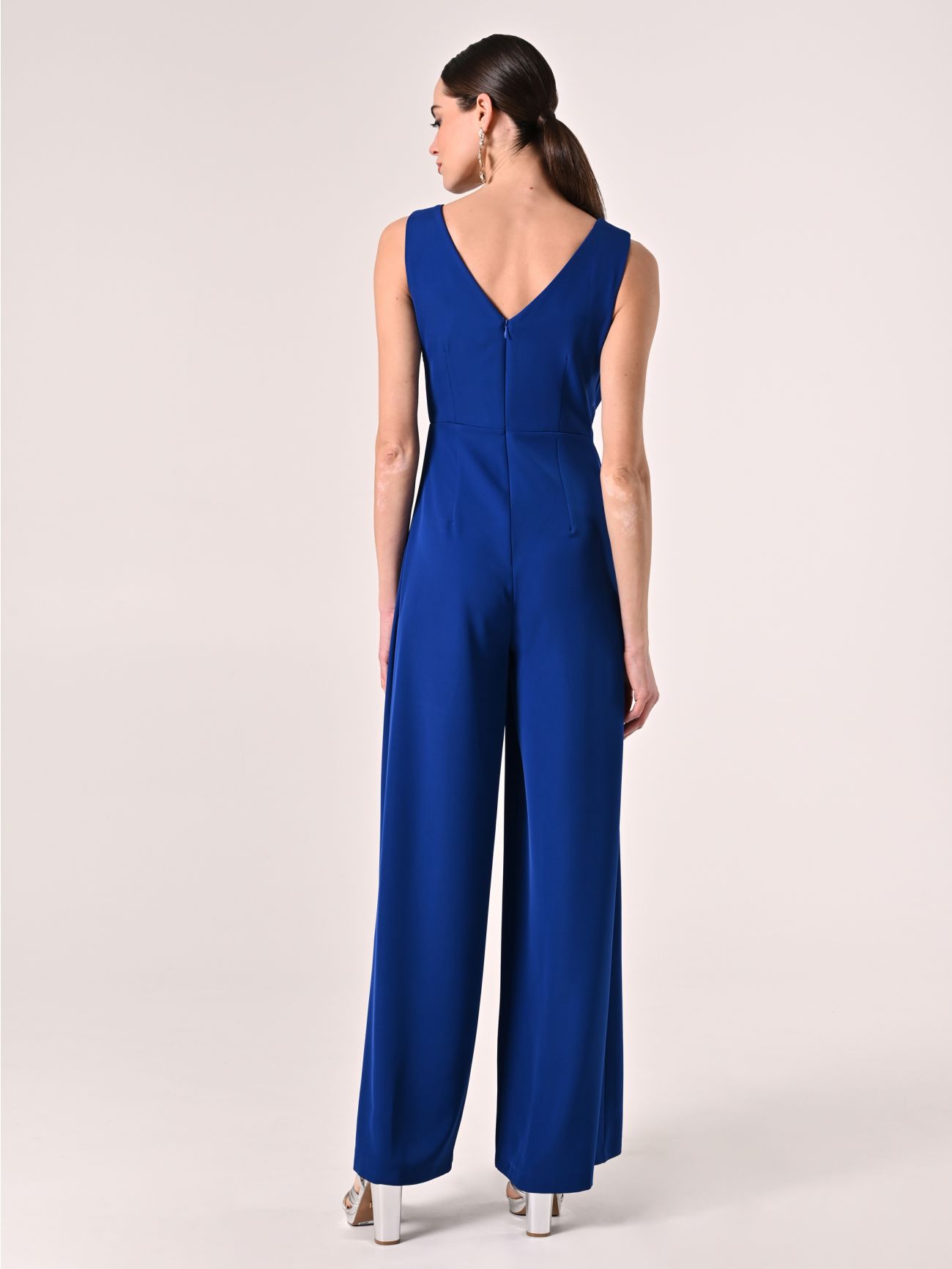 Tuta effetto Gilet Blu Cina det_3