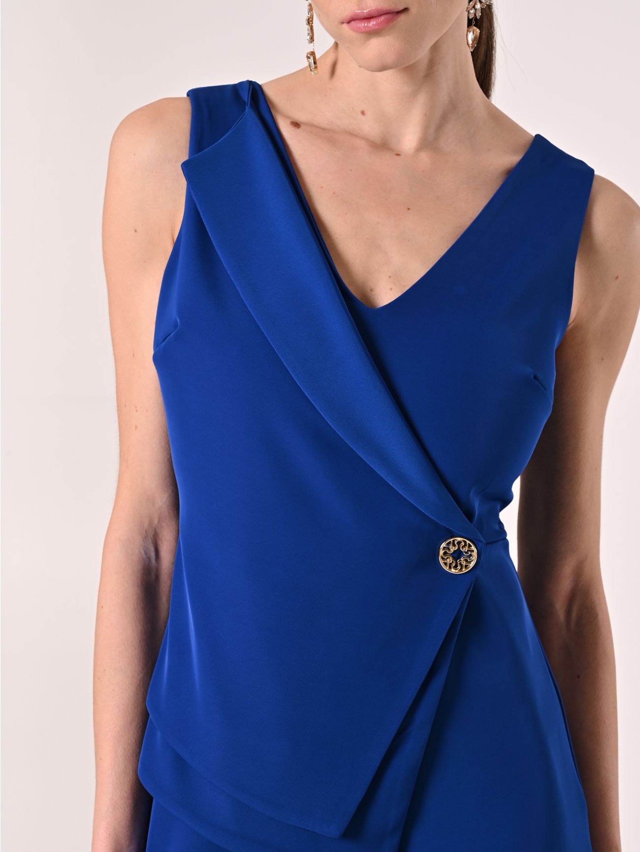 Tuta effetto Gilet Blu Cina in_i5