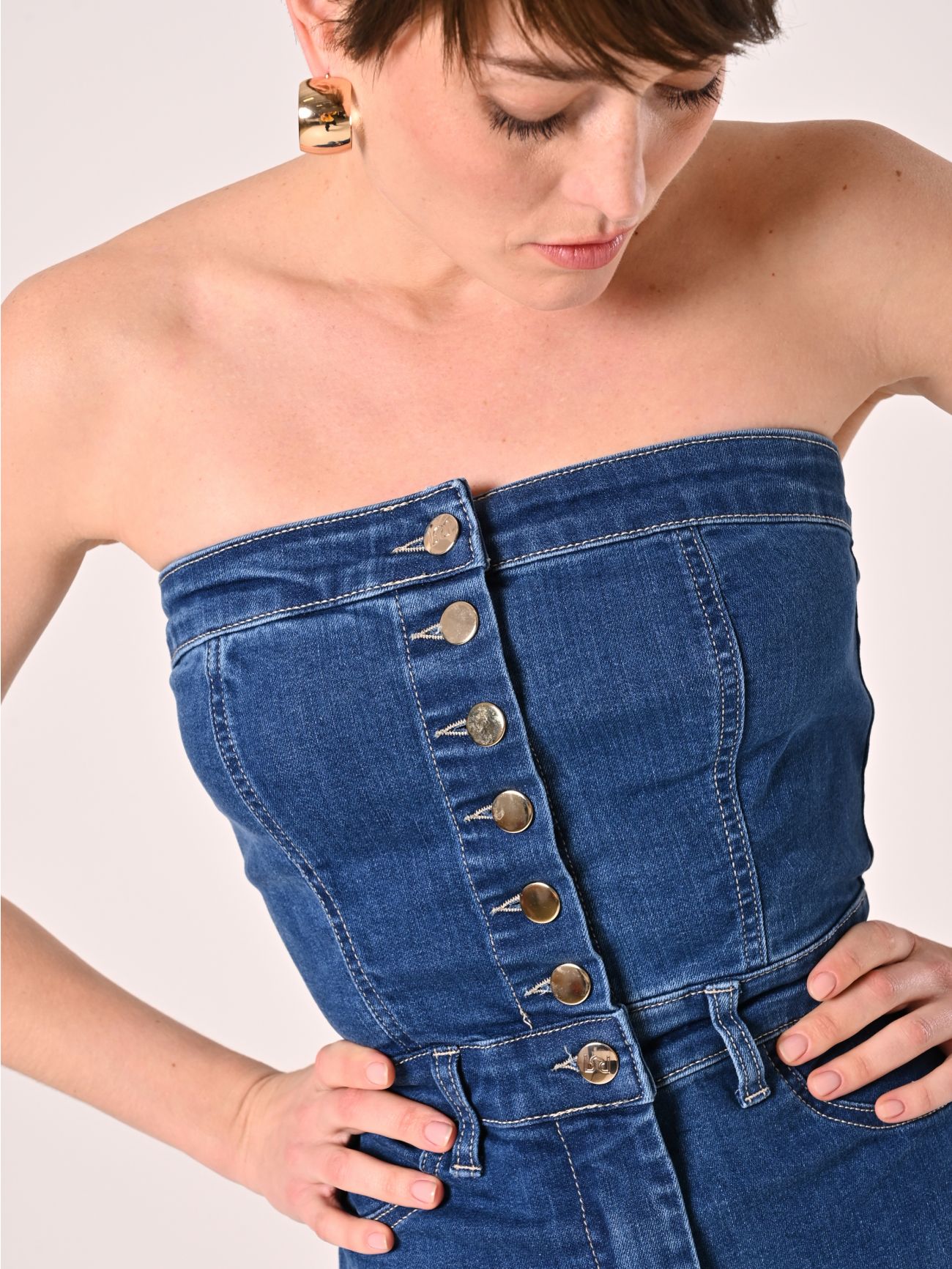 Tuta in Denim  in_i5