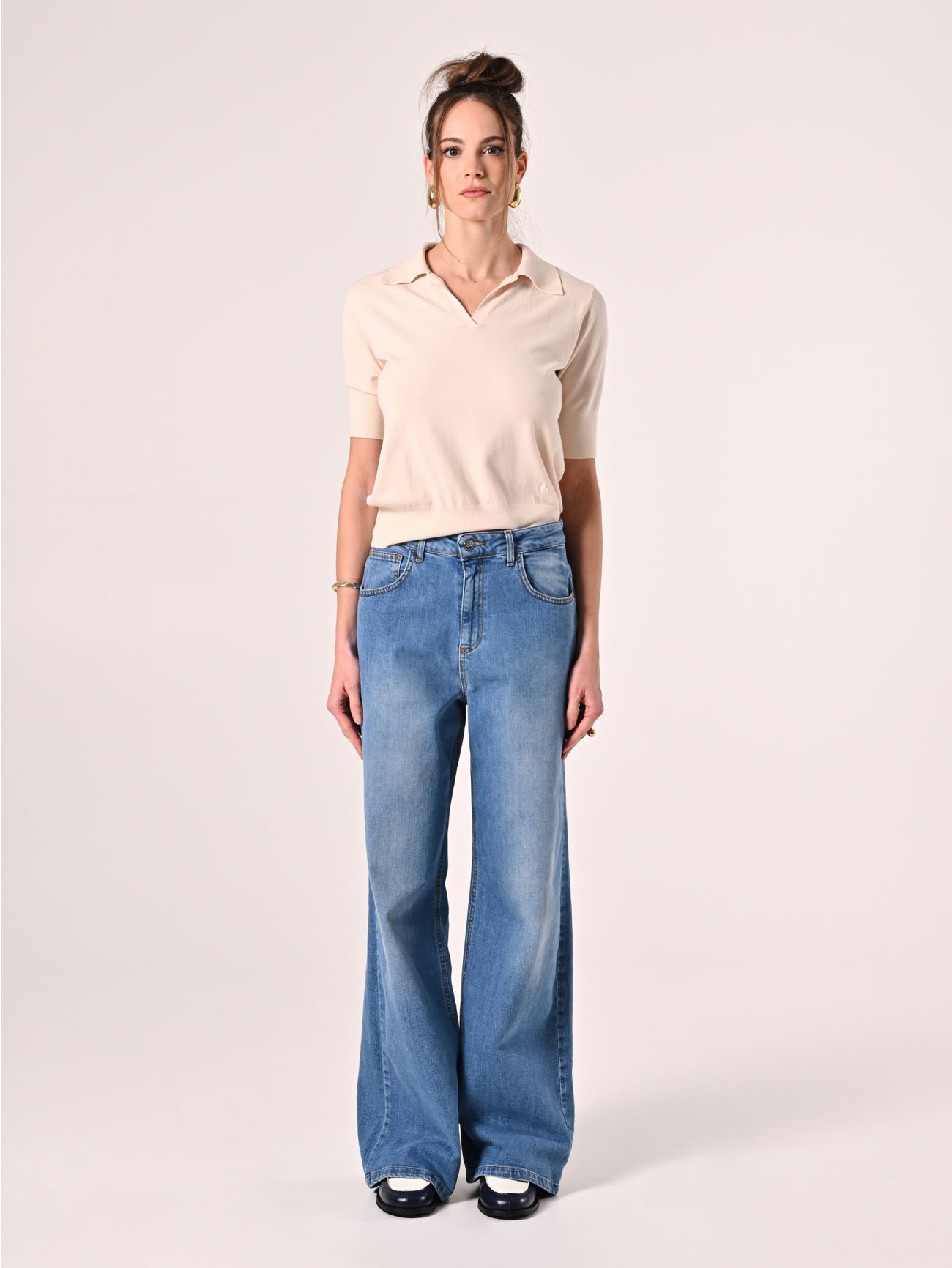 Jeans Palazzo en toile claire det_1
