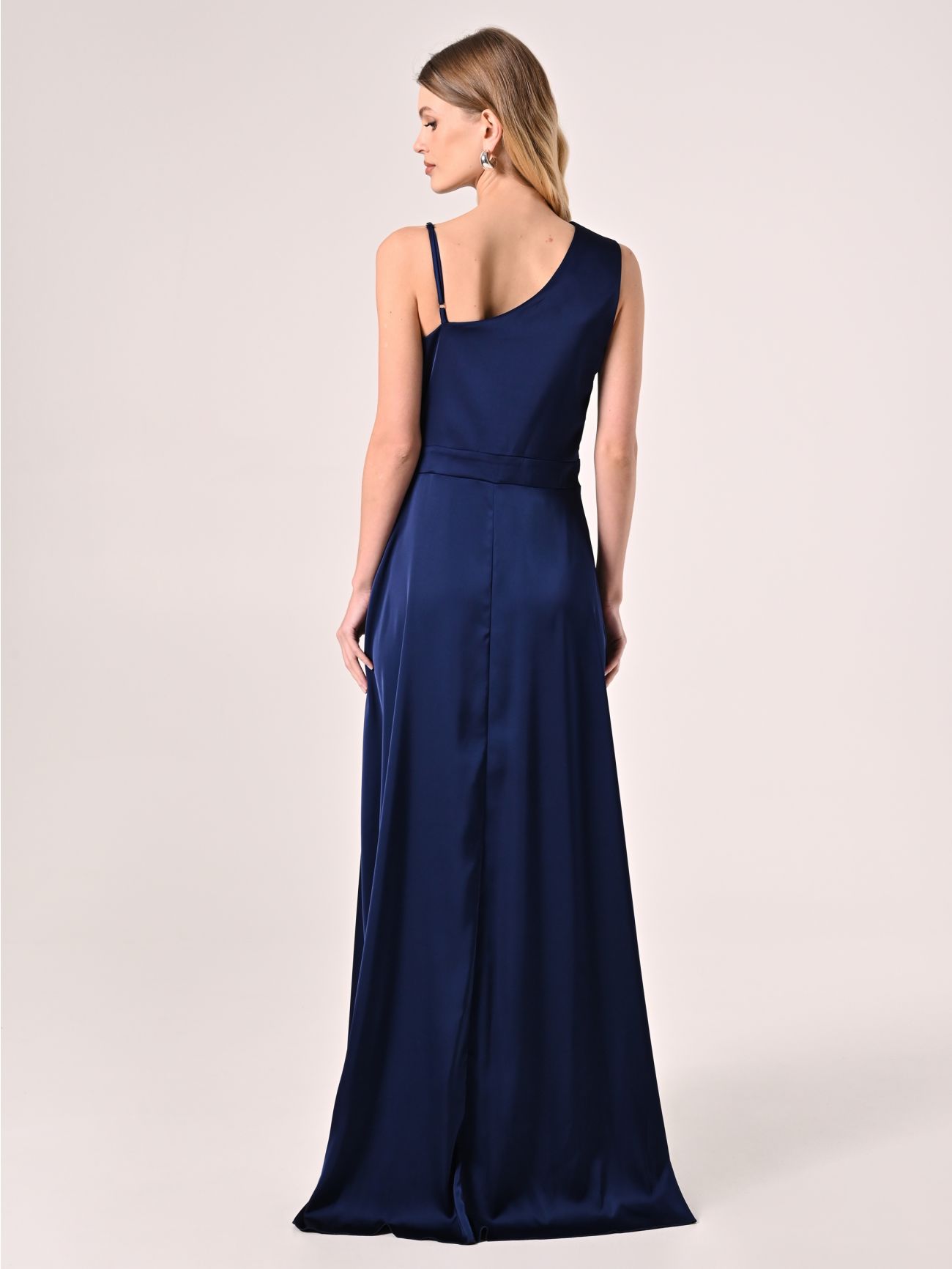 Long Blue Dress with Sequins det_3