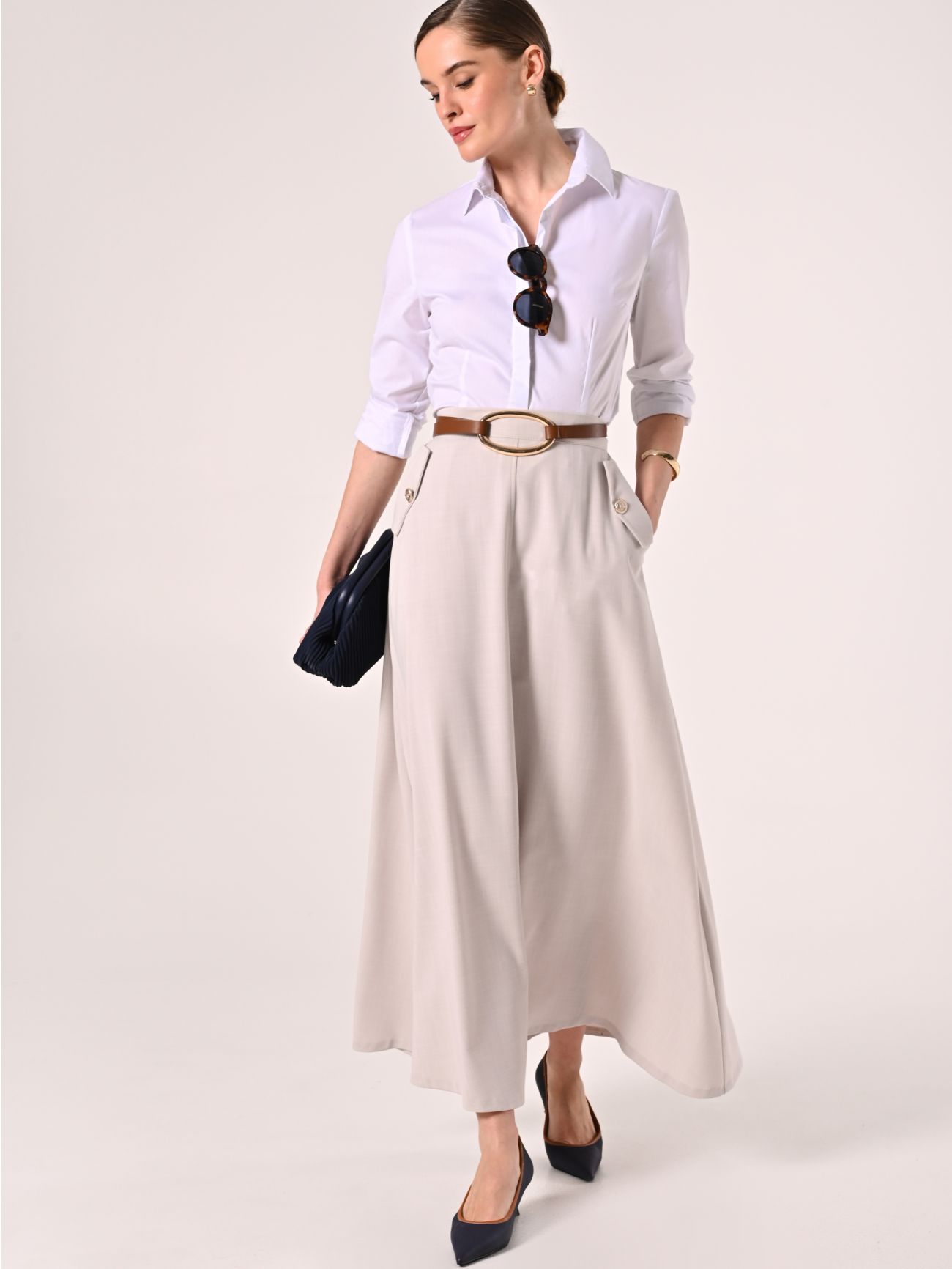 Gonna Utility color Grigio Perla   Rinascimento