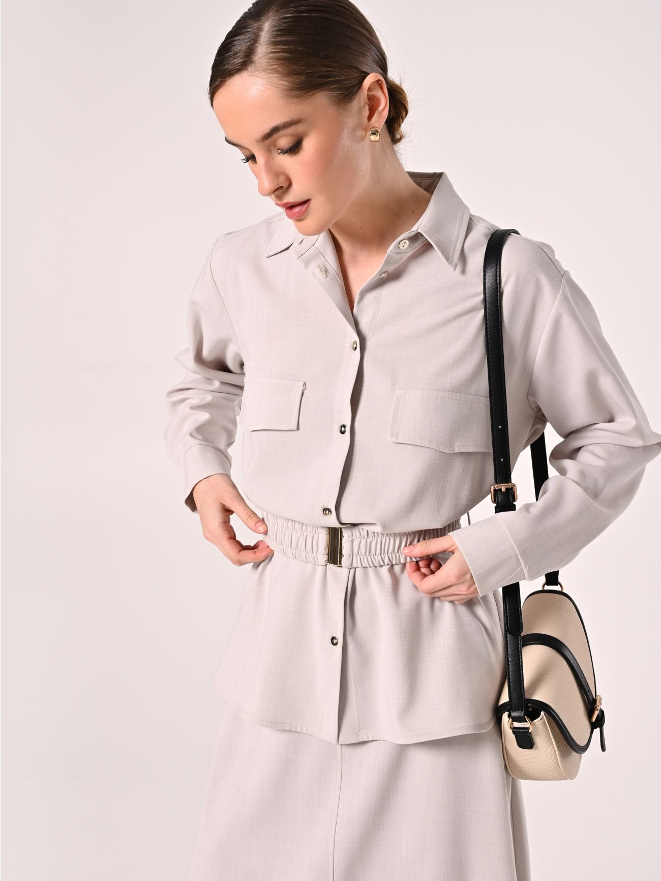 Giacca Utility color Grigio Perla  sp_e1