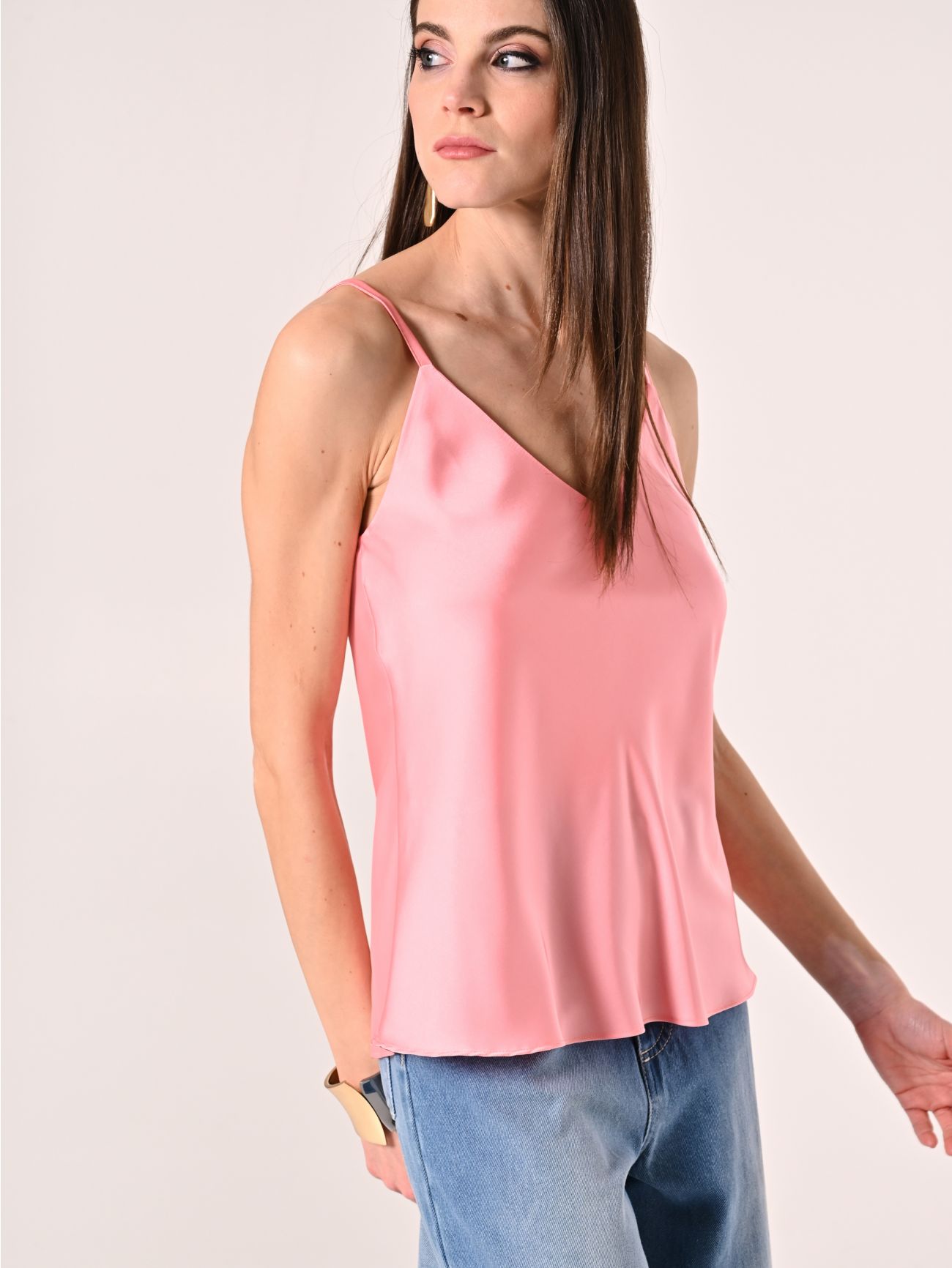 Top Spalline Sottili Rosa Antico in_i7