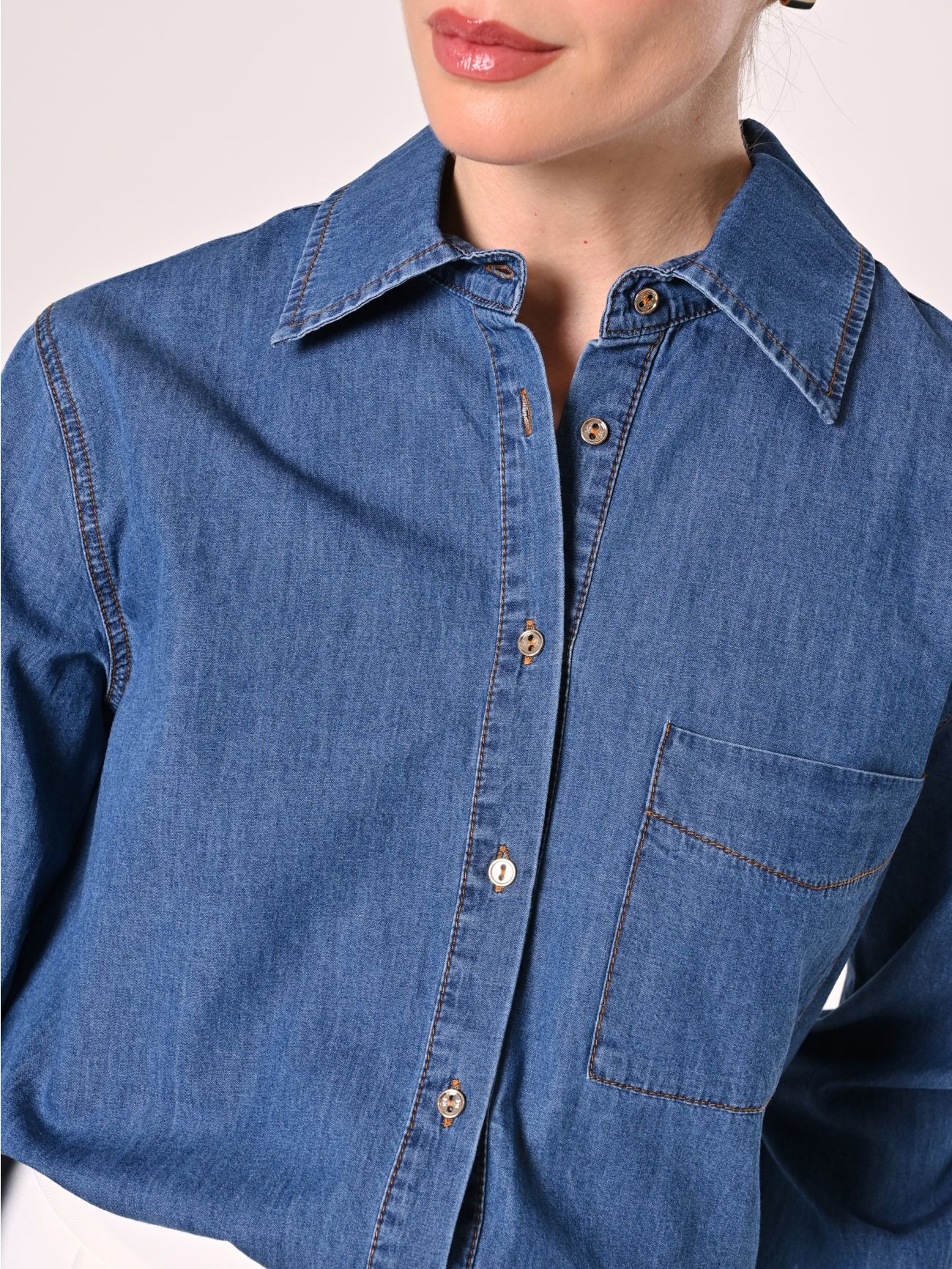 Camicia in Denim  in_i5