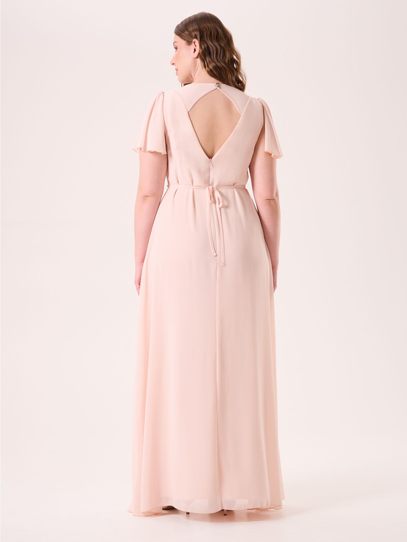 Curvy Long Pink Dress det_3