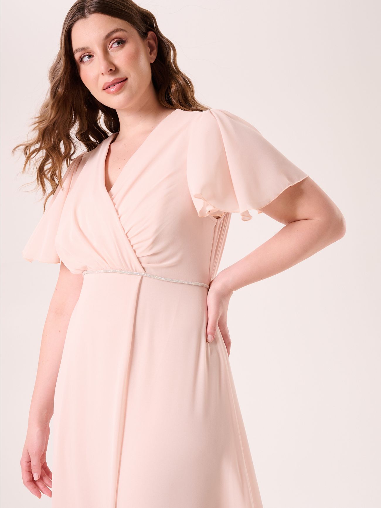 Curvy Long Pink Dress in_i5