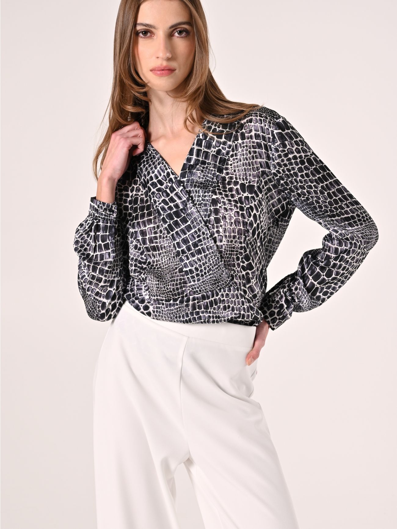 Bluse mit Animal-Print in_i7