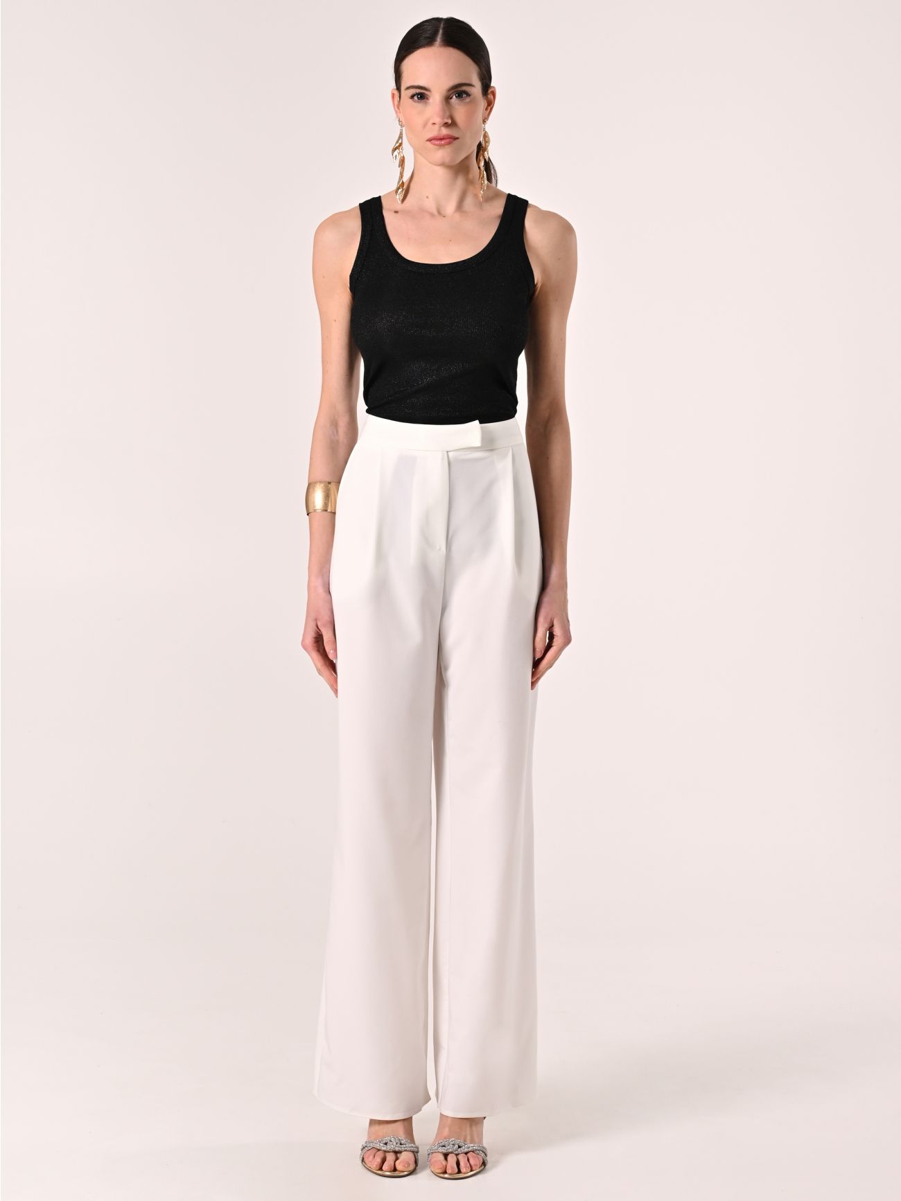 Black Lurex Top det_1