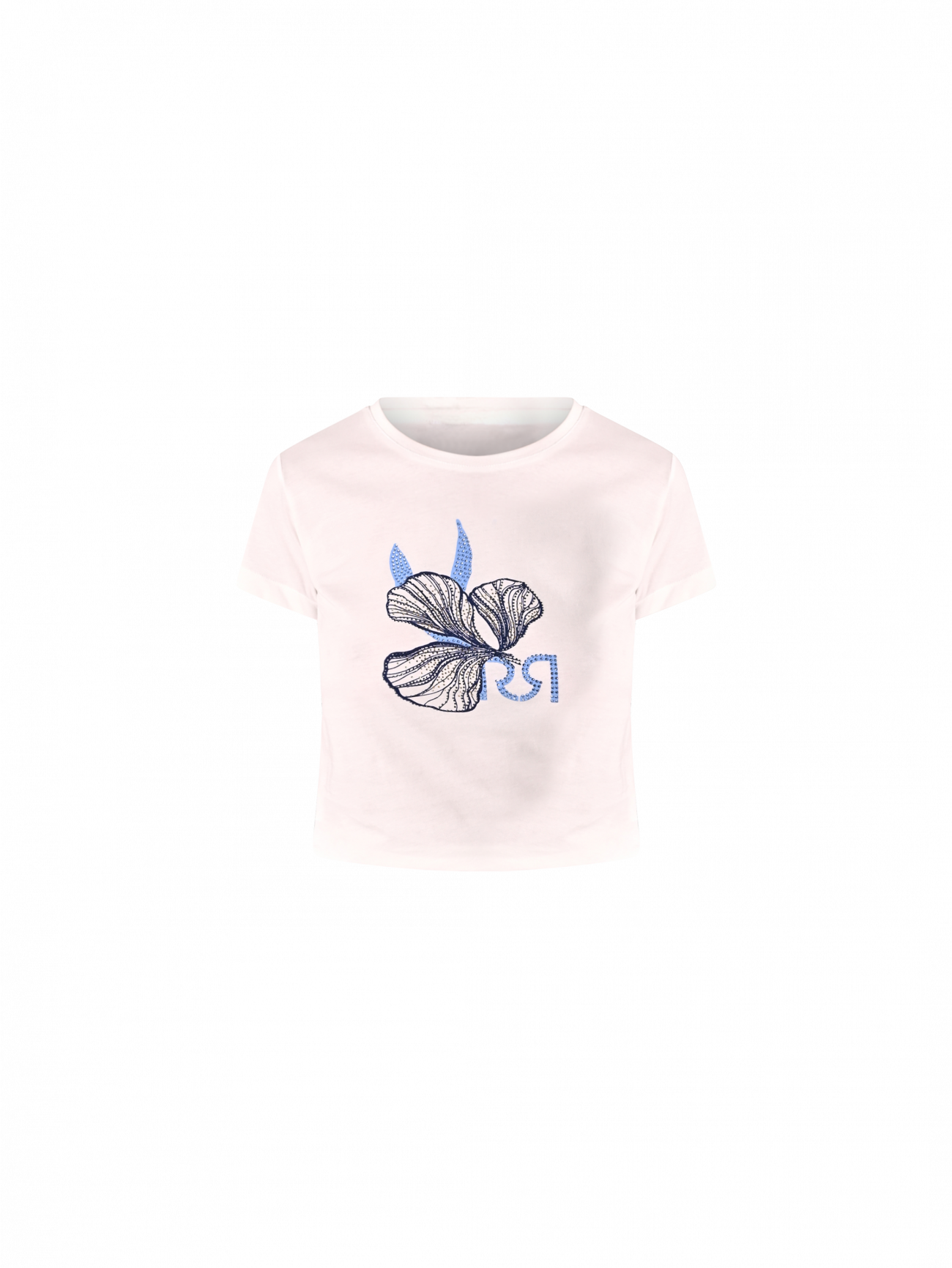 Biały T-shirt z domieszką wiskozy det_4