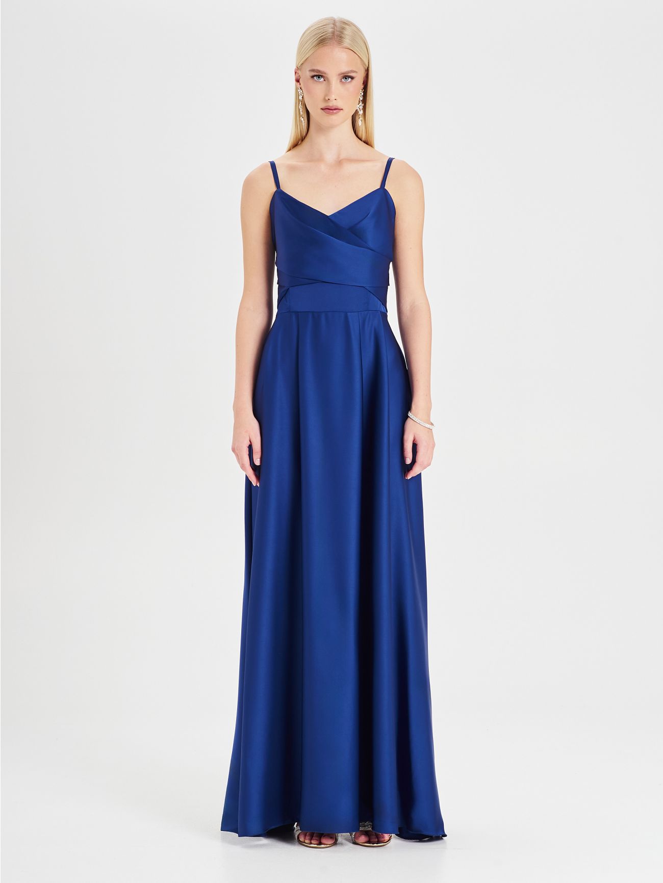 Rinascimento atelier Long Blue Dress det_1