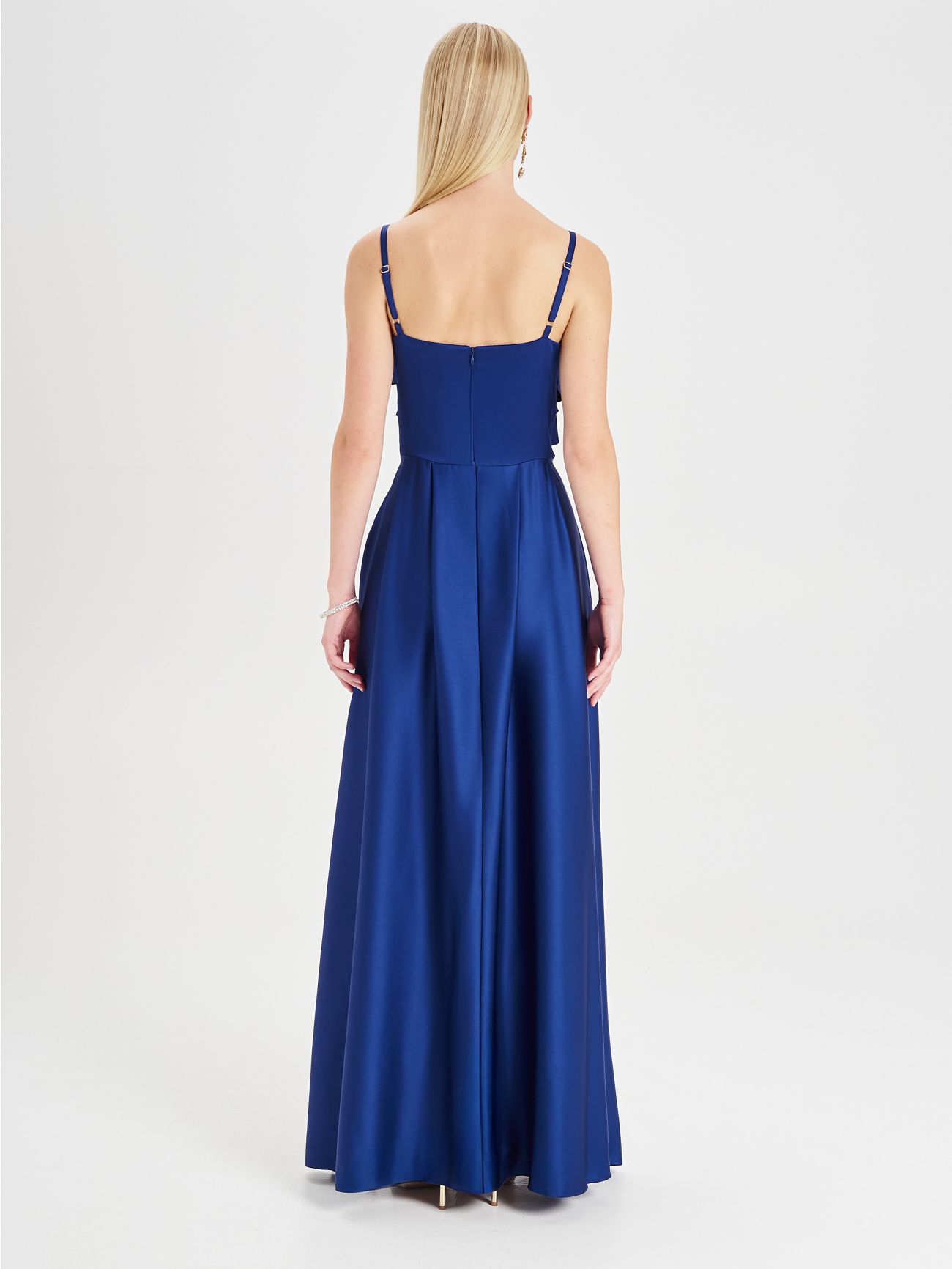 Rinascimento atelier Long Blue Dress det_3