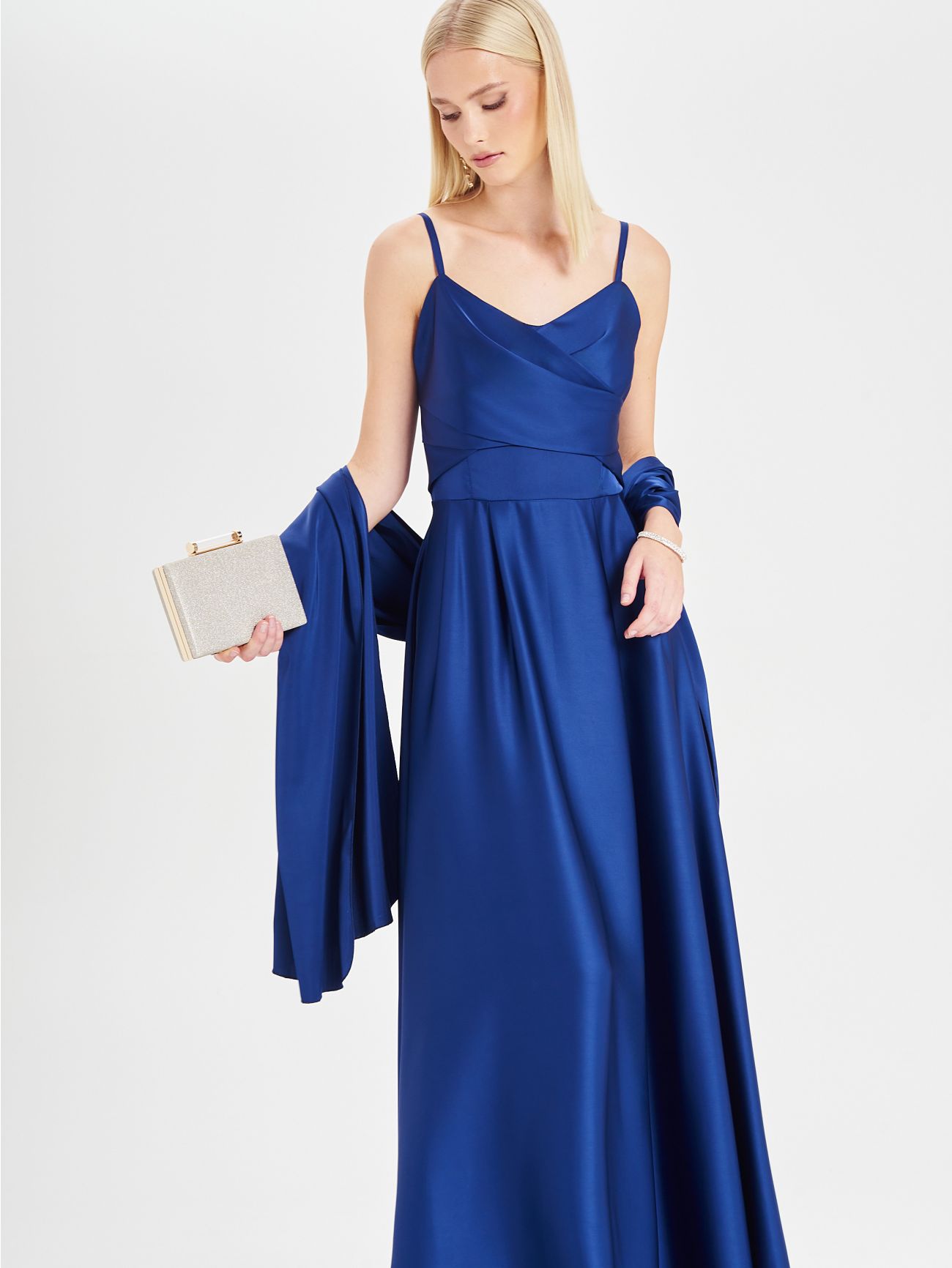 Rinascimento atelier Long Blue Dress in_i7