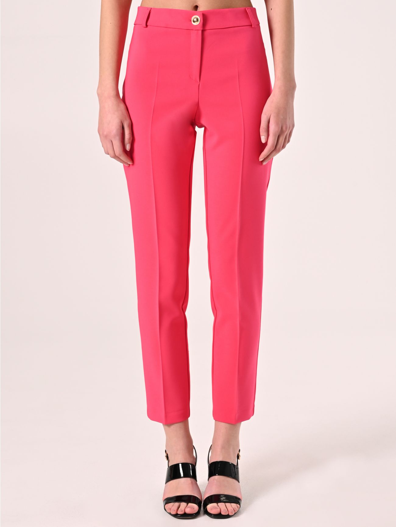 Pantaloni in tessuto tecnico Fuxia det_2