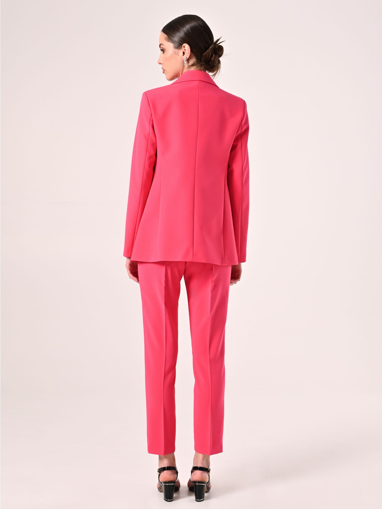 Pantaloni in tessuto tecnico Fuxia det_3