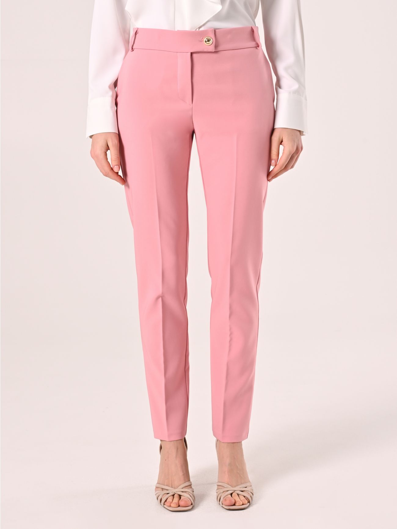 Pink Trousers in Technical Fabric det_2