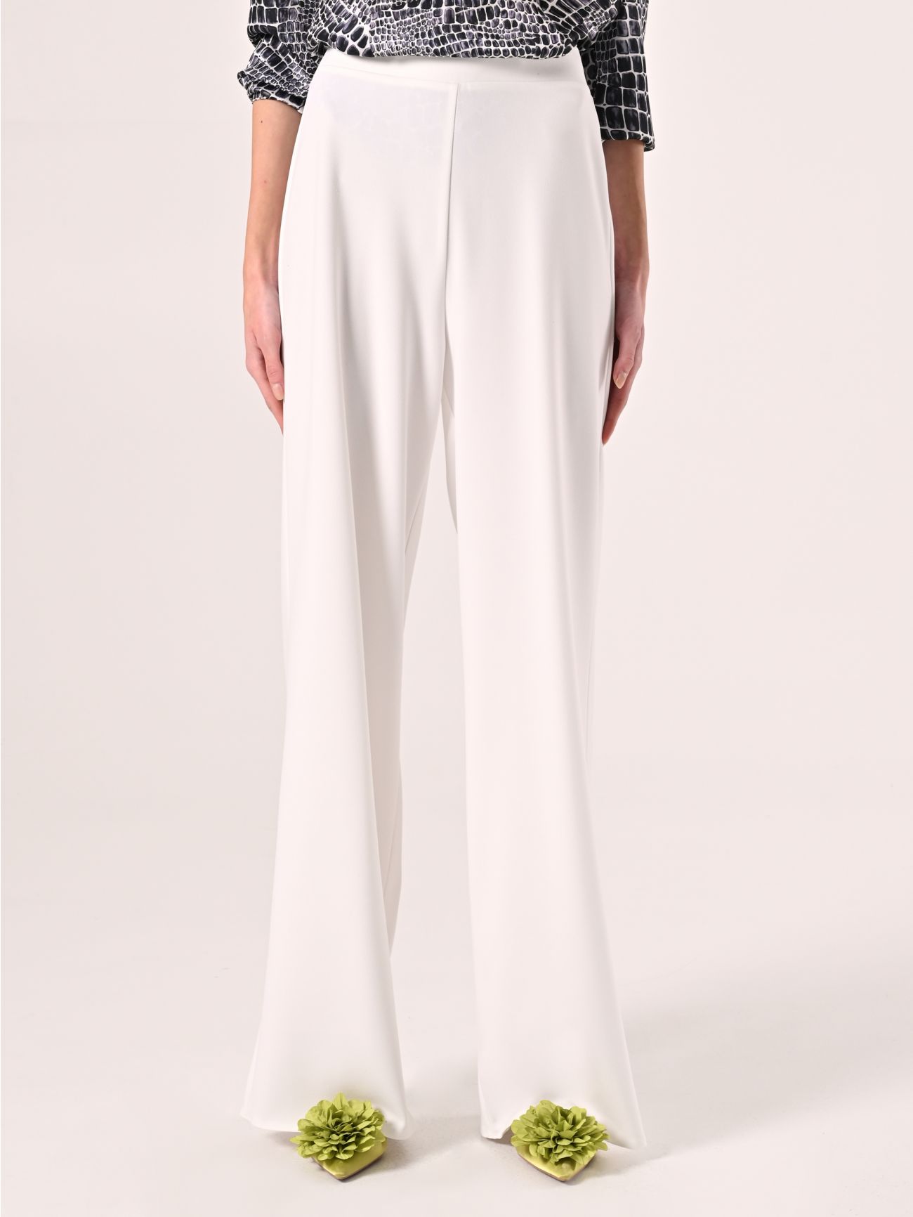 White Palazzo Trousers det_2