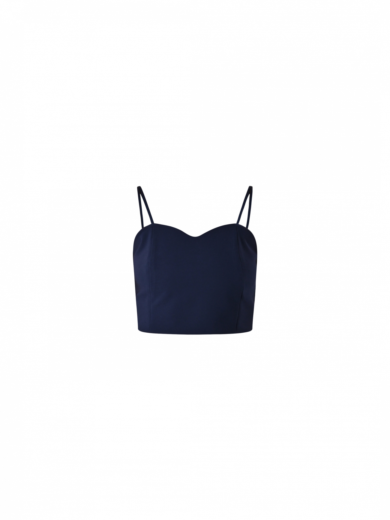 Top en tissu technique bleu det_4
