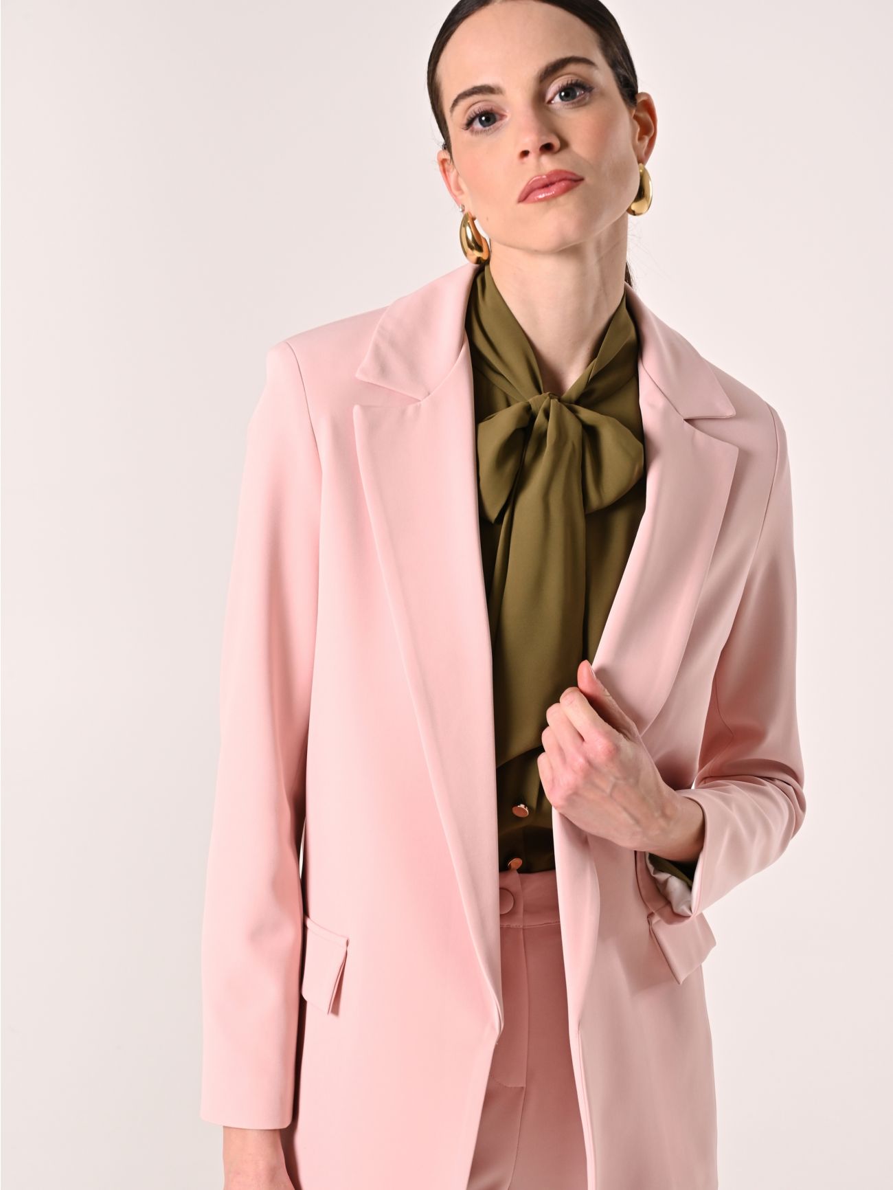 Giacca Aperta Rosa in_i7