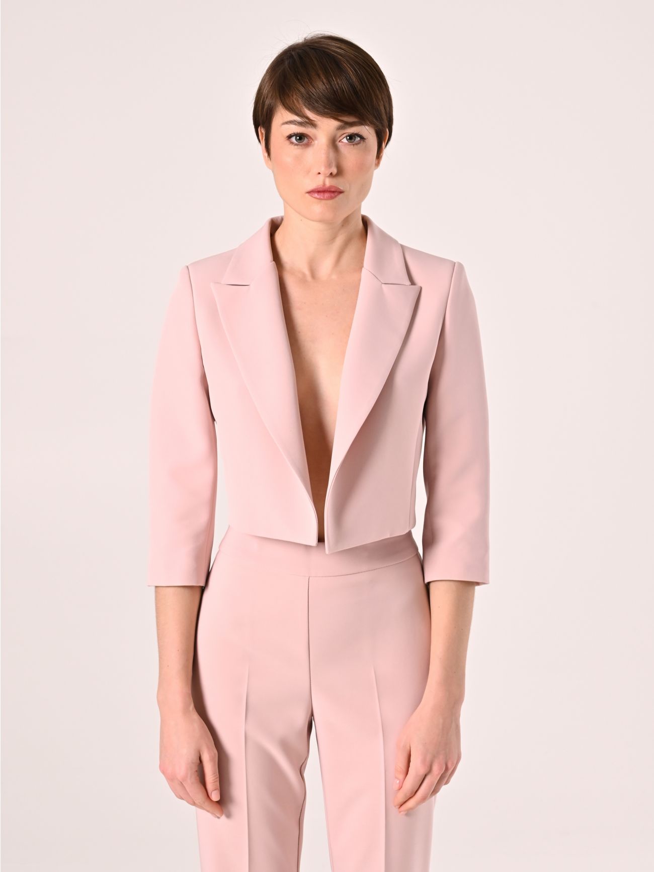 Pale Pink Short Jacket det_2