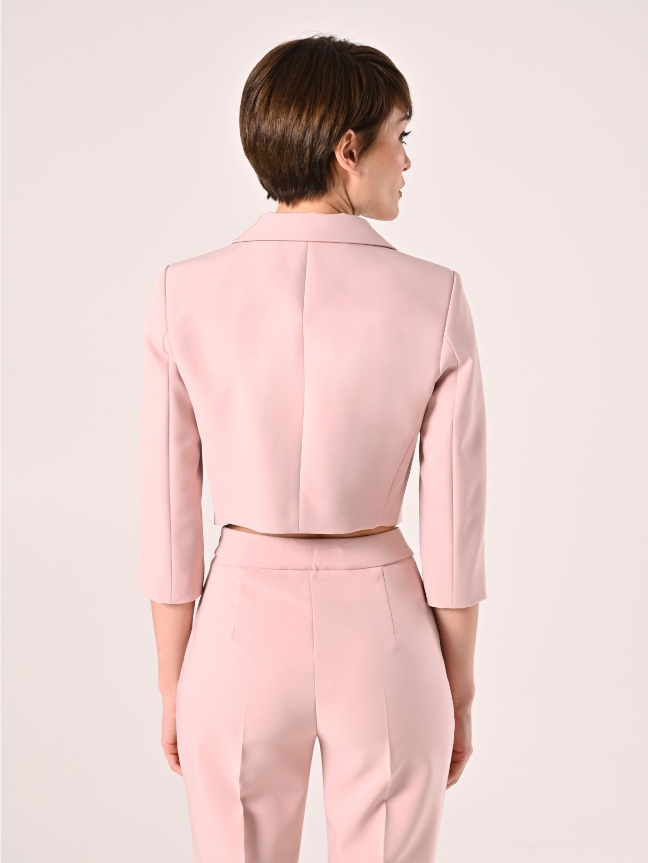 Pale Pink Short Jacket det_3