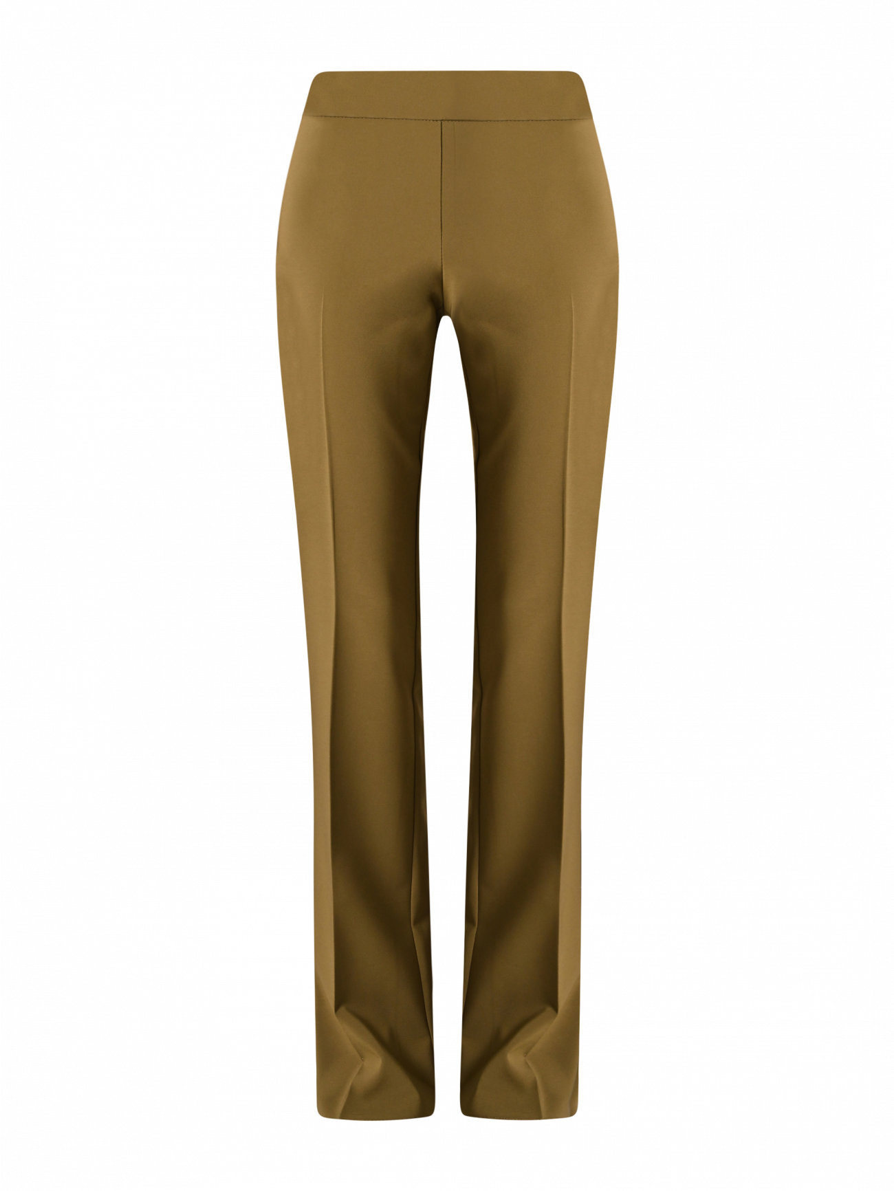 Pantaloni in Tessuto Tecnico Verde Militare con Fascione in Vita det_4
