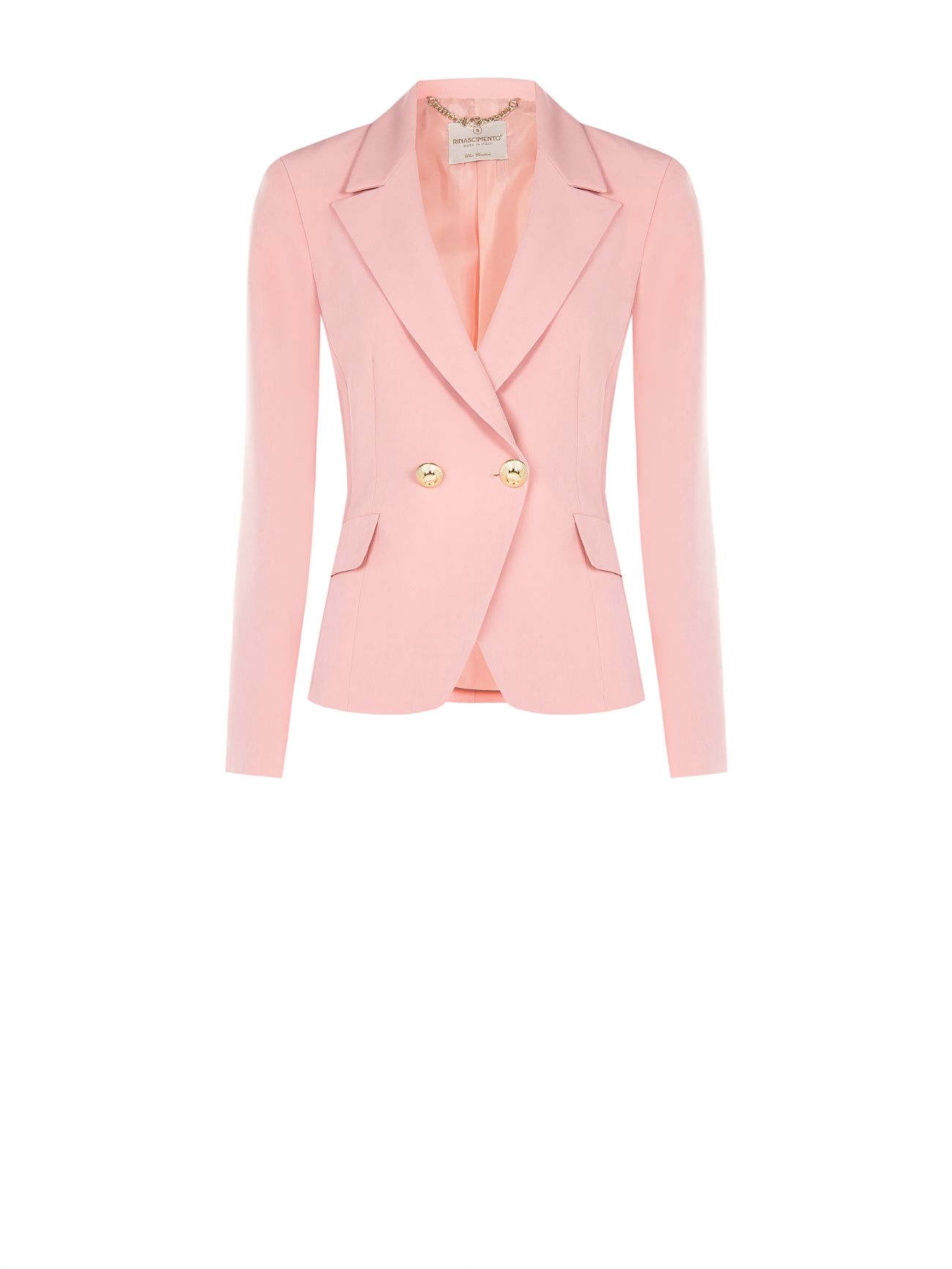 Powder Pink Jacket in Technical Fabric det_4