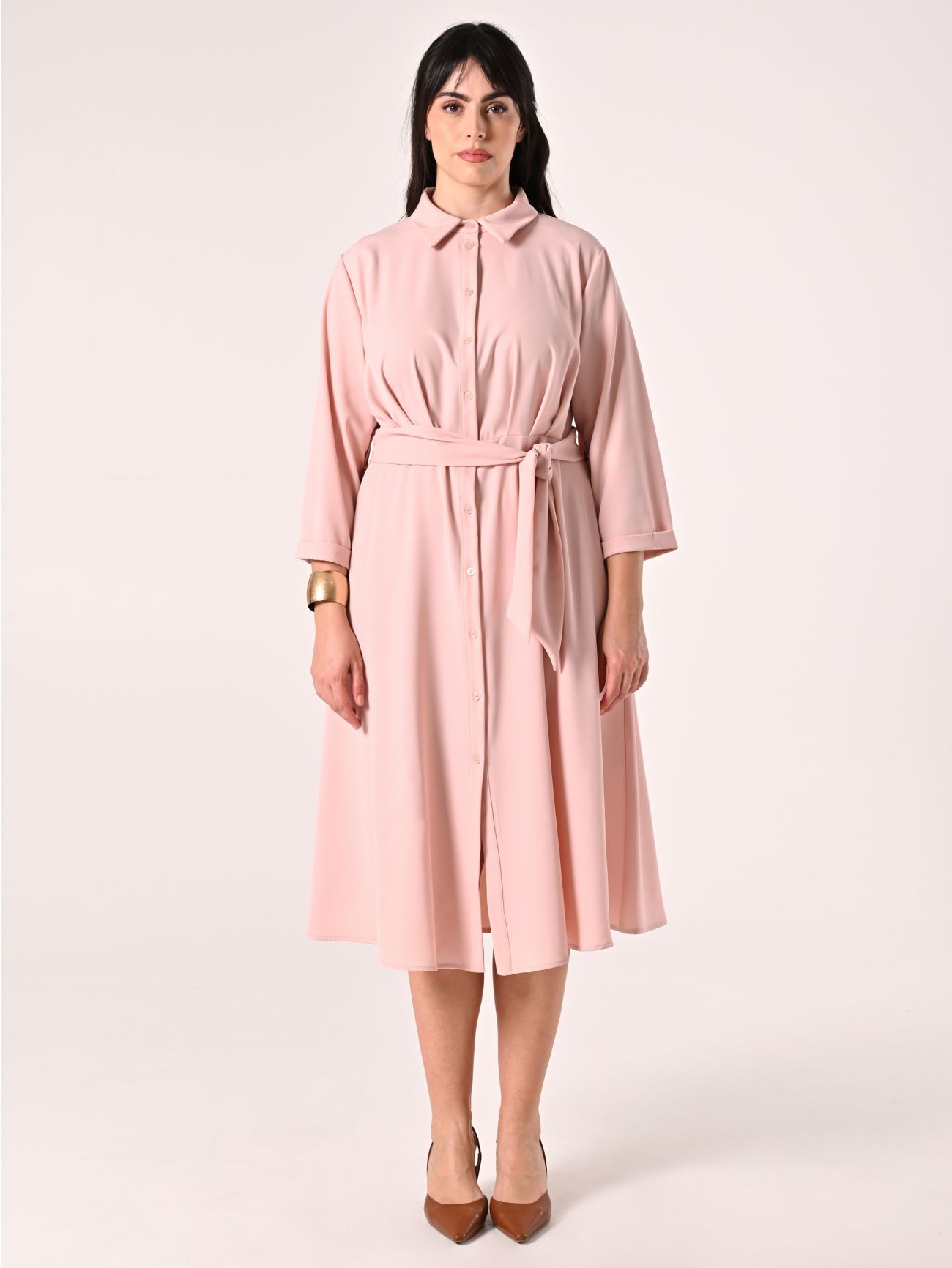 Curvy Pink Blouse det_1