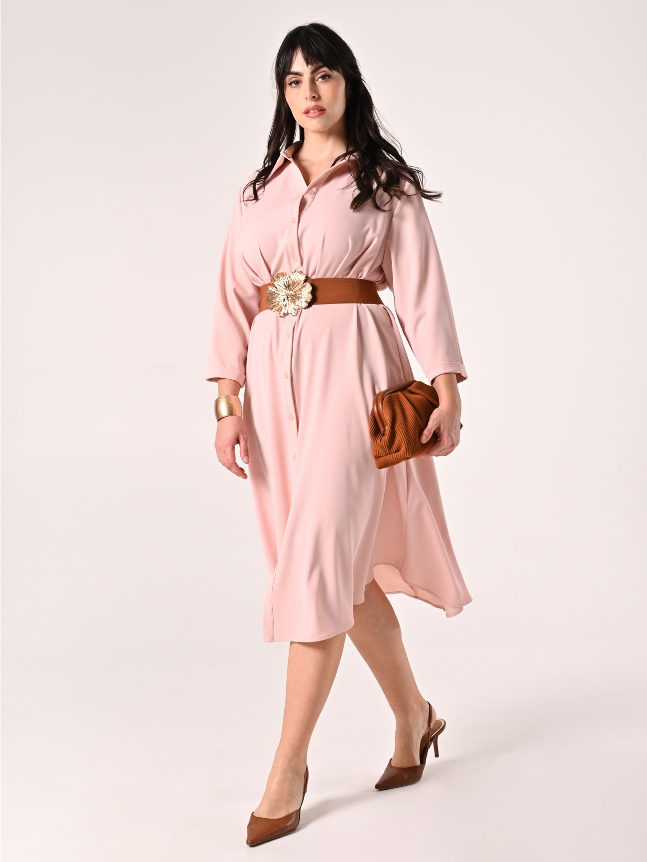 Curvy Pink Blouse  Rinascimento