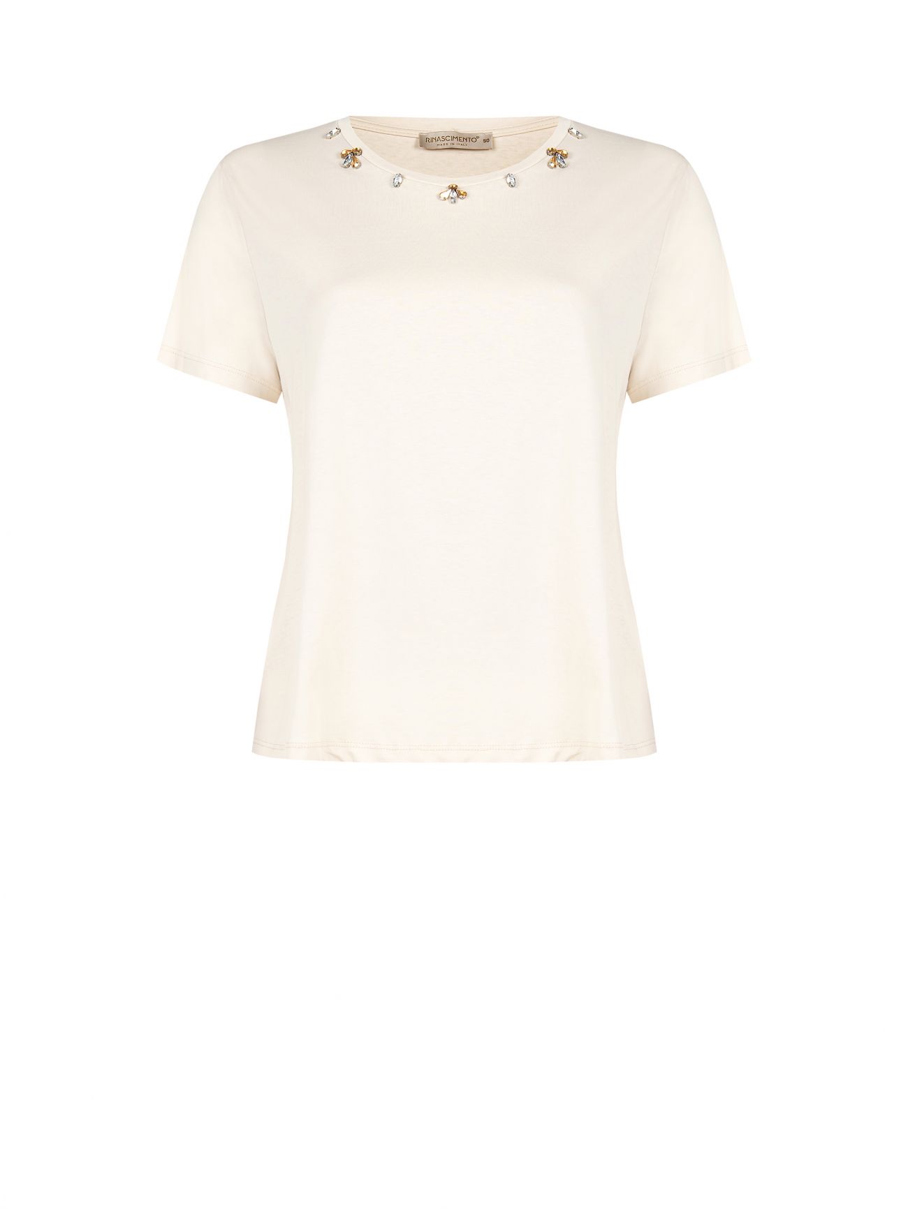 Curvy Beige T-Shirt with Gemstones det_4