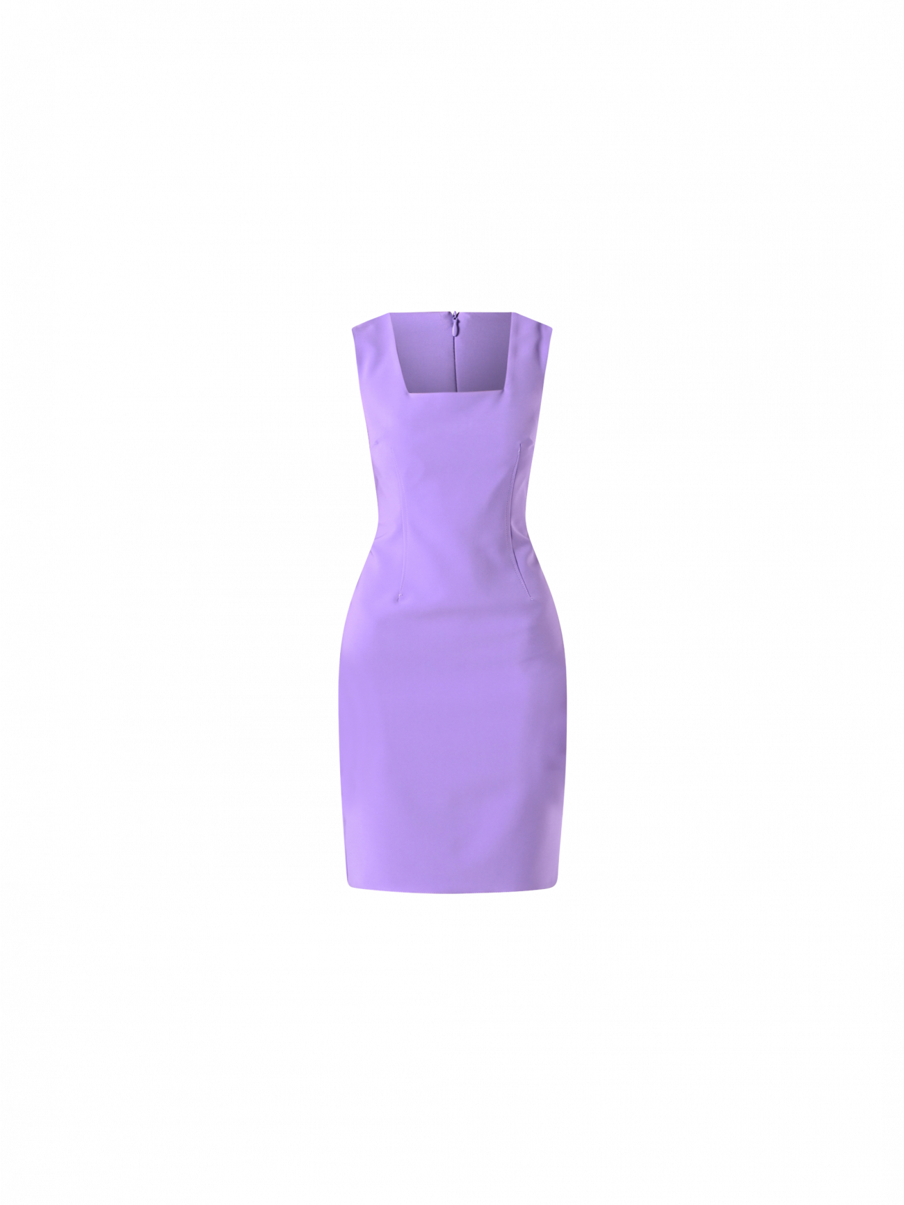 Sheath Dress in Lavender Technical Fabric det_4