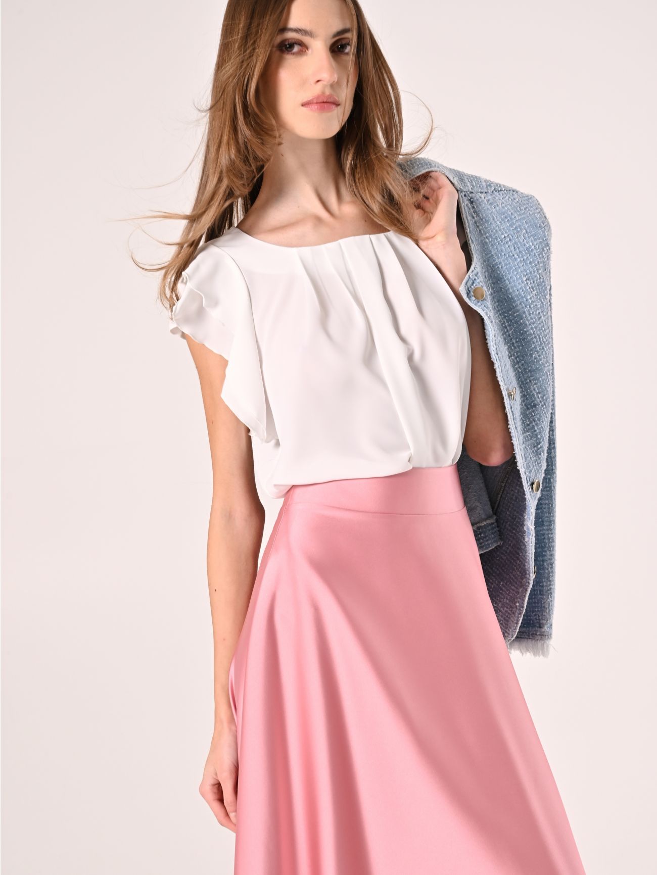 Bluse mit Flügelärmeln  Rinascimento