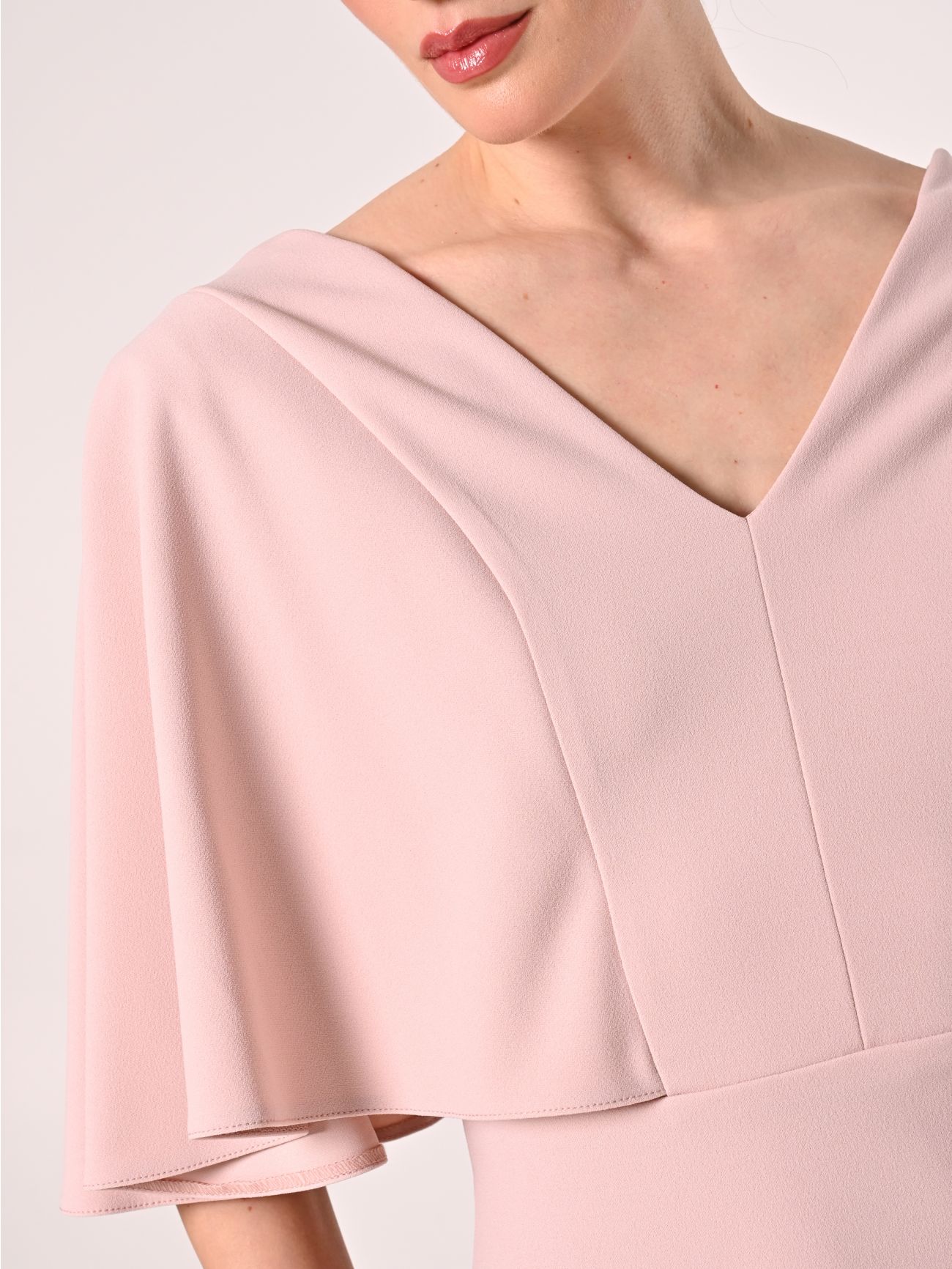 Tubino con Maniche ad Aletta Rosa Chiaro in_i5