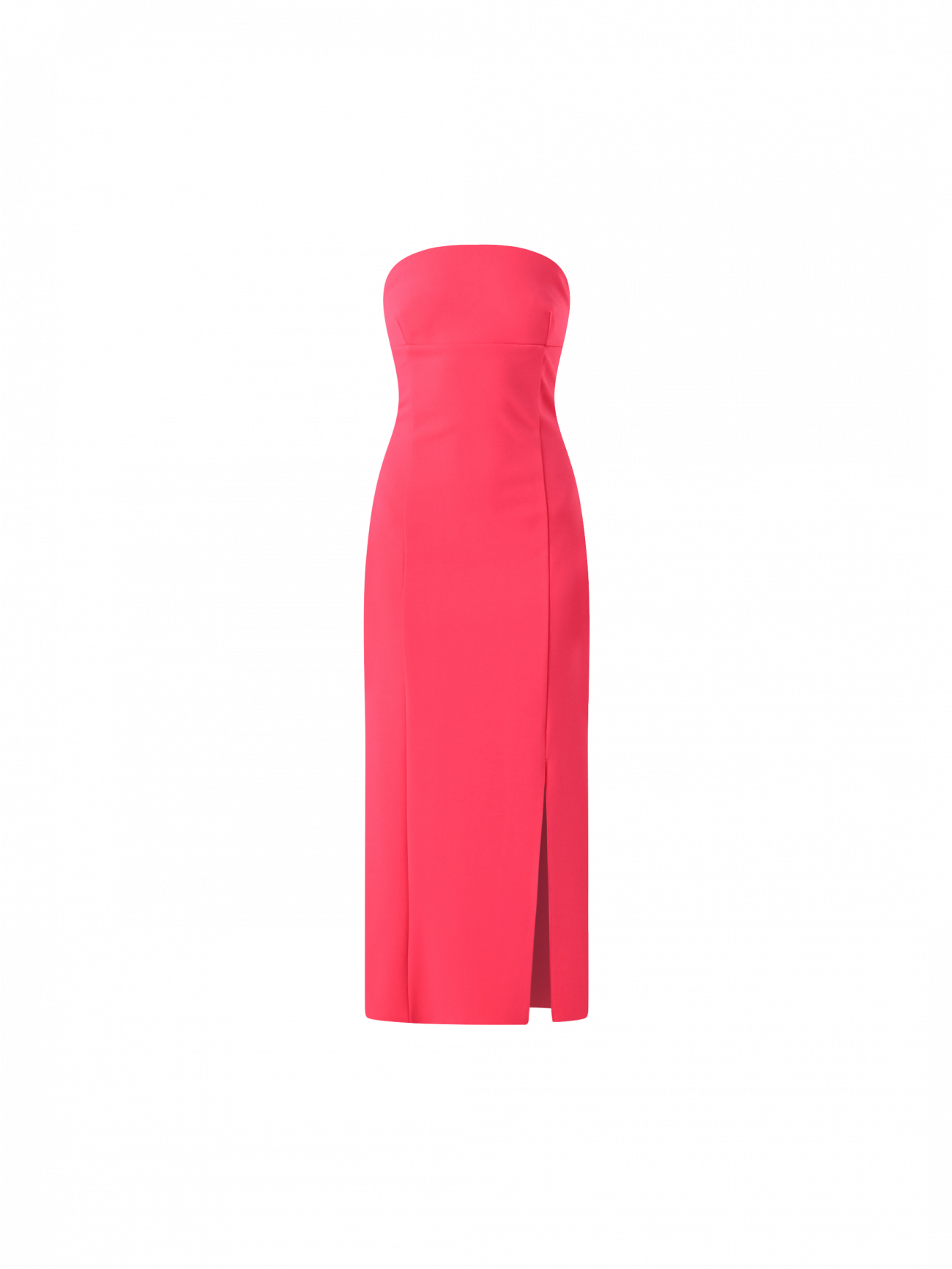 Tubino Midi Fuxia in Scuba mano Crepe det_4