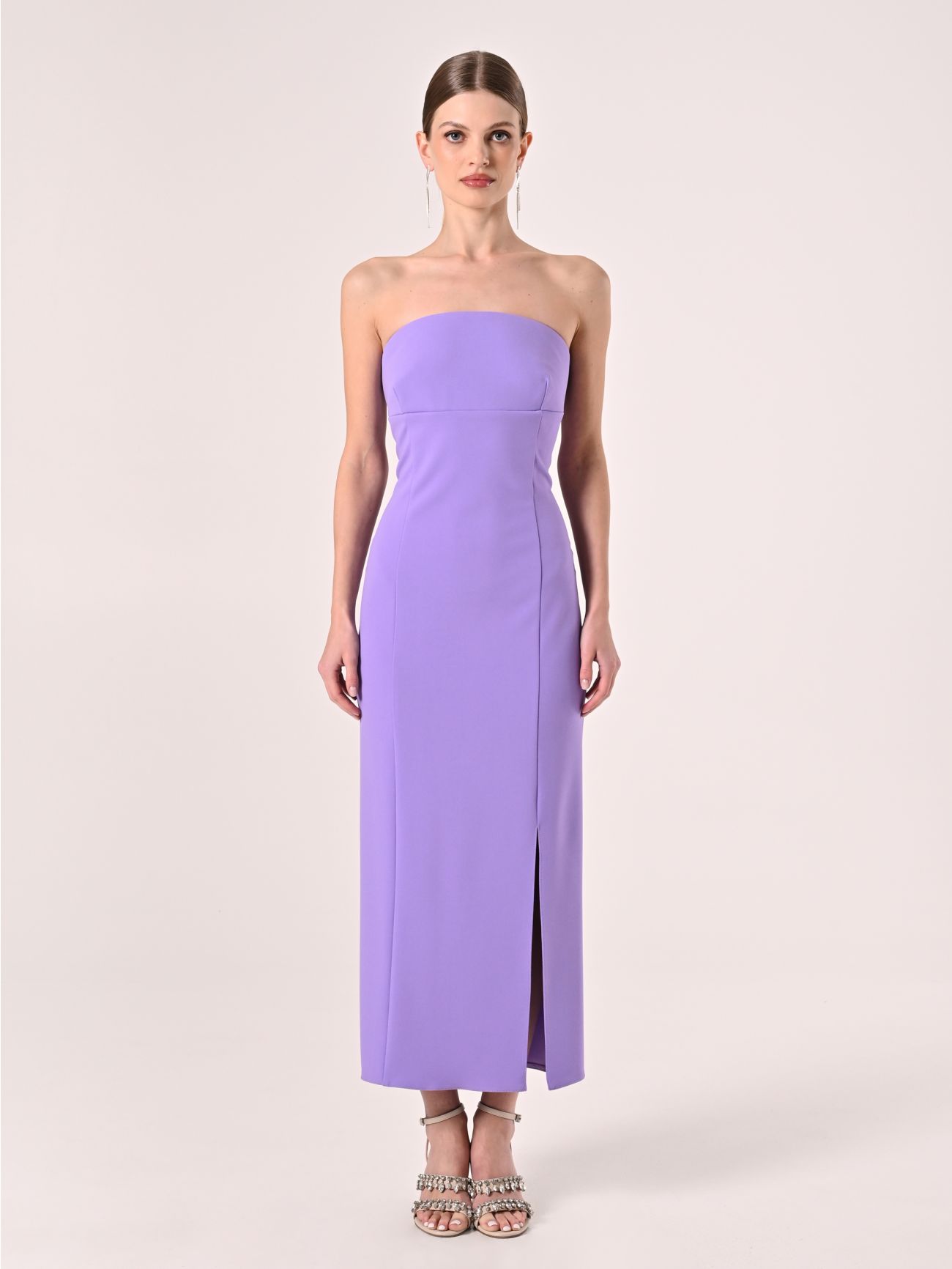 Midi-Etuikleid in Lavendel det_1