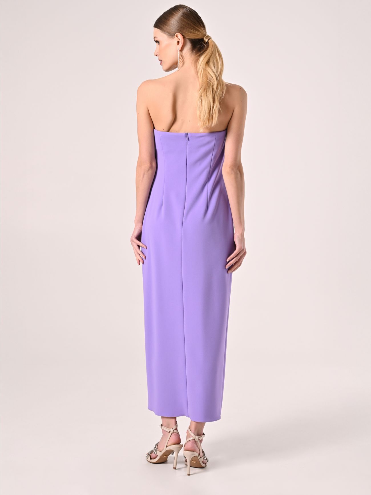 Midi-Etuikleid in Lavendel det_3