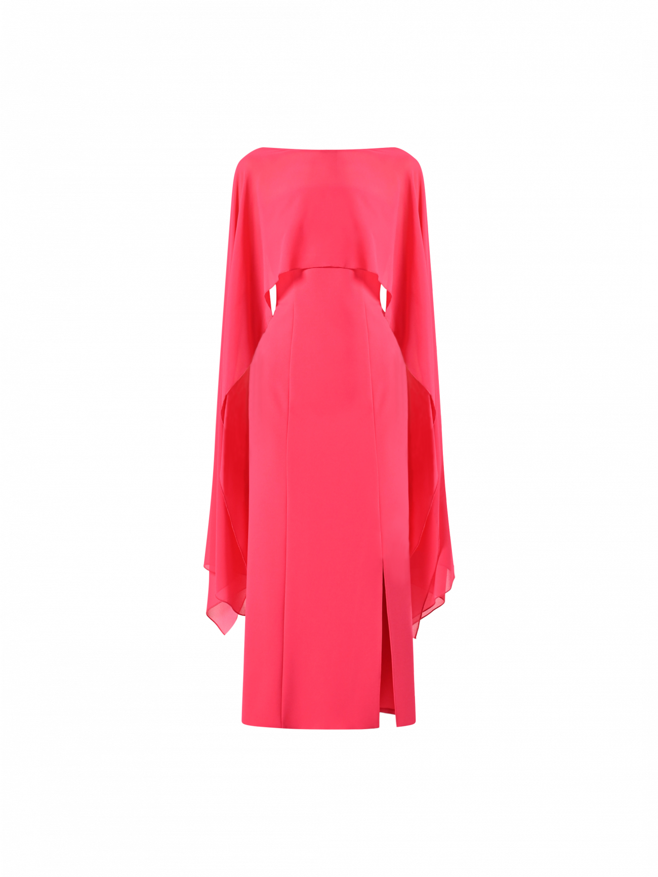 Coprispalle in Georgette Fuxia det_4