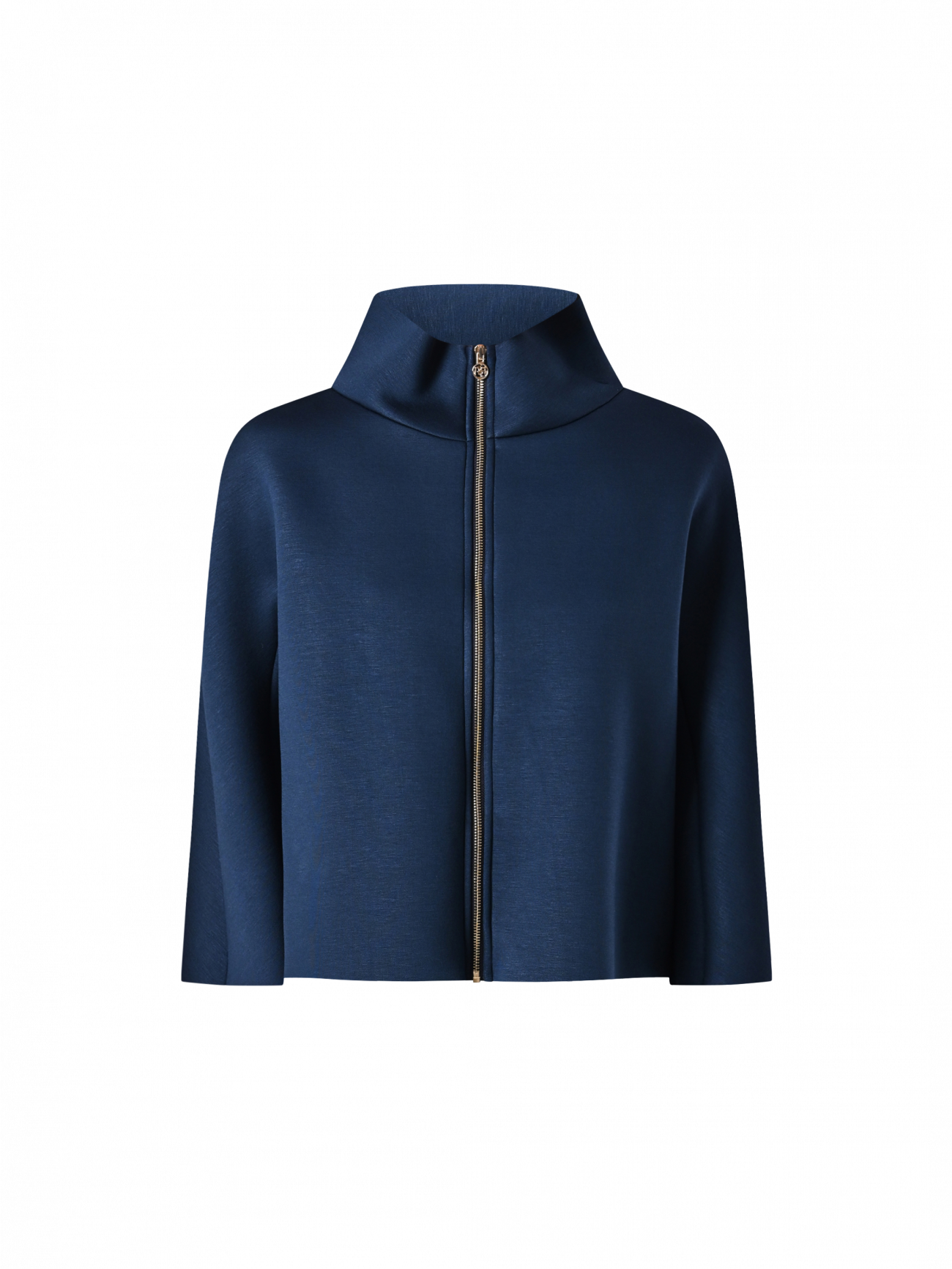 Blue Cape in Scuba Fabric det_4