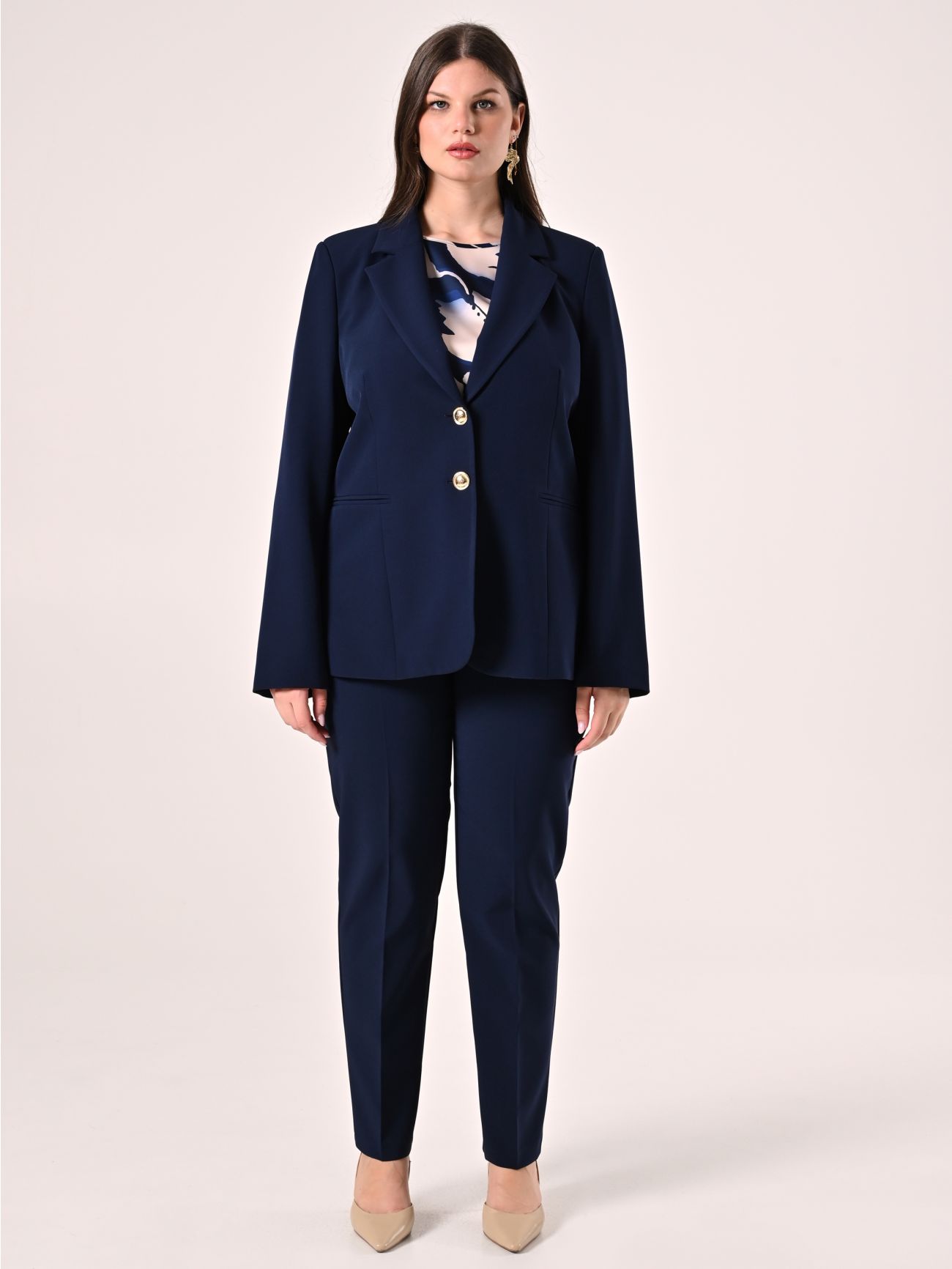 Giacca Curvy Blu  det_1