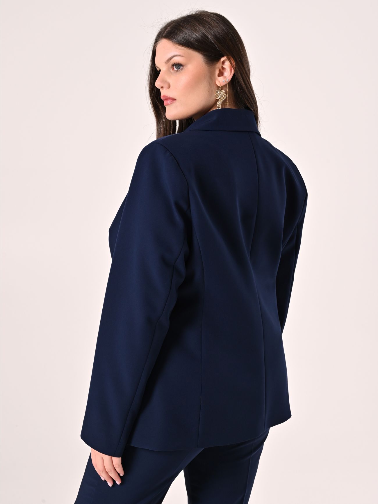 Giacca Curvy Blu  det_3