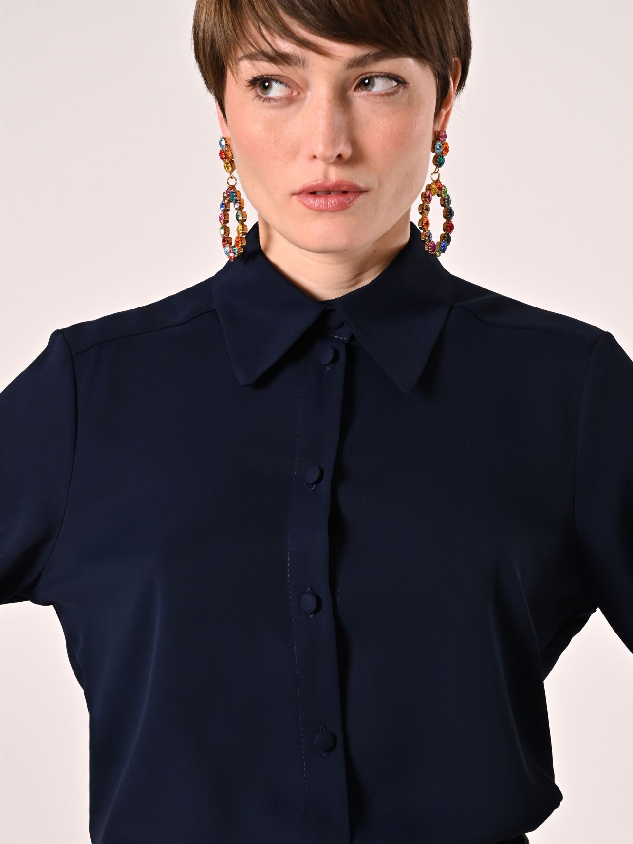 Camicia Blu Navy  Rinascimento