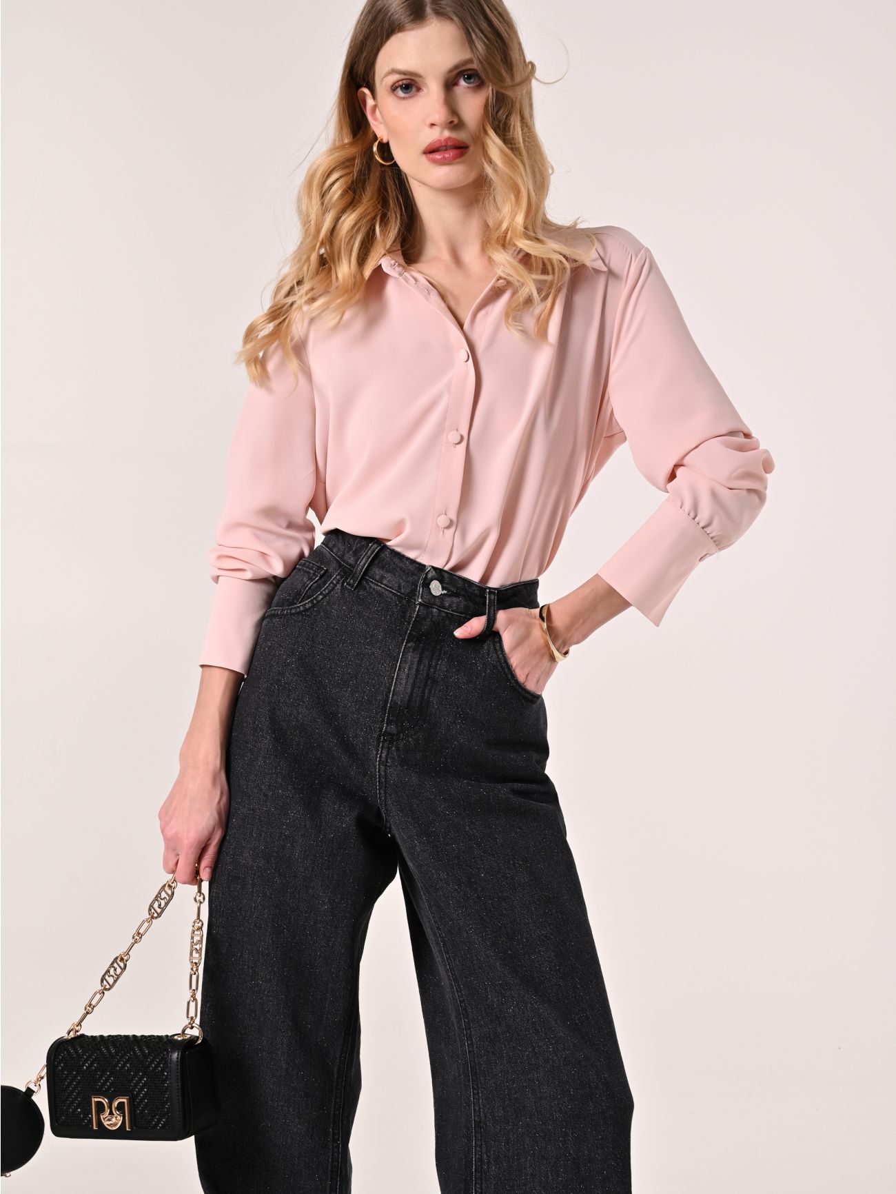 Bluse in Hellrosa  Rinascimento