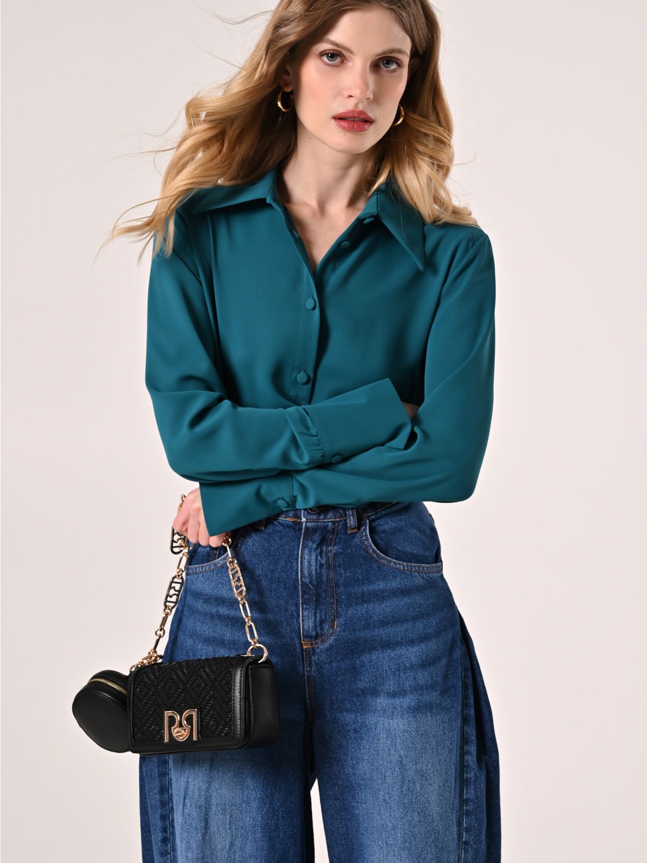 Bluse in Grün sp_e1