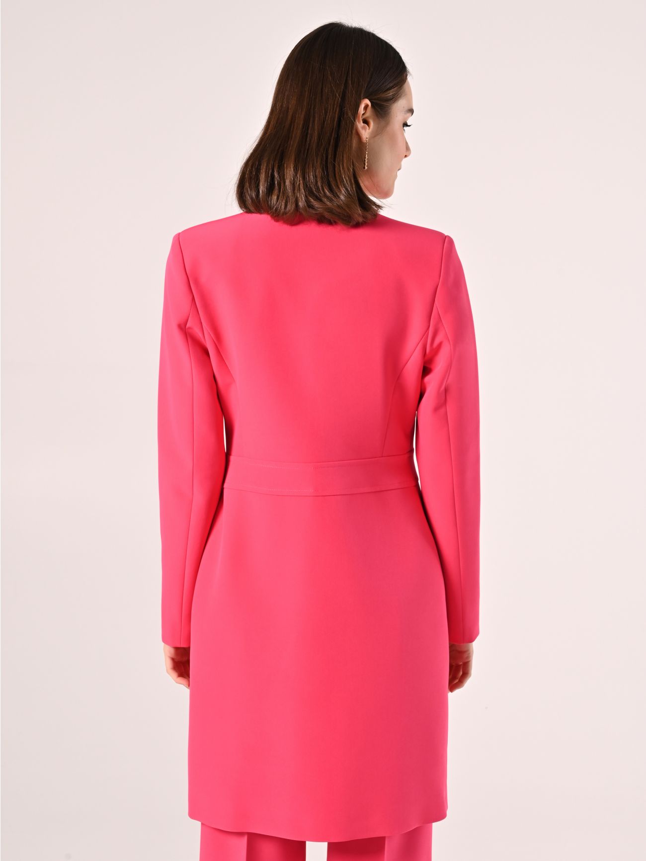 Duster in Fuchsia Technical Fabric det_3