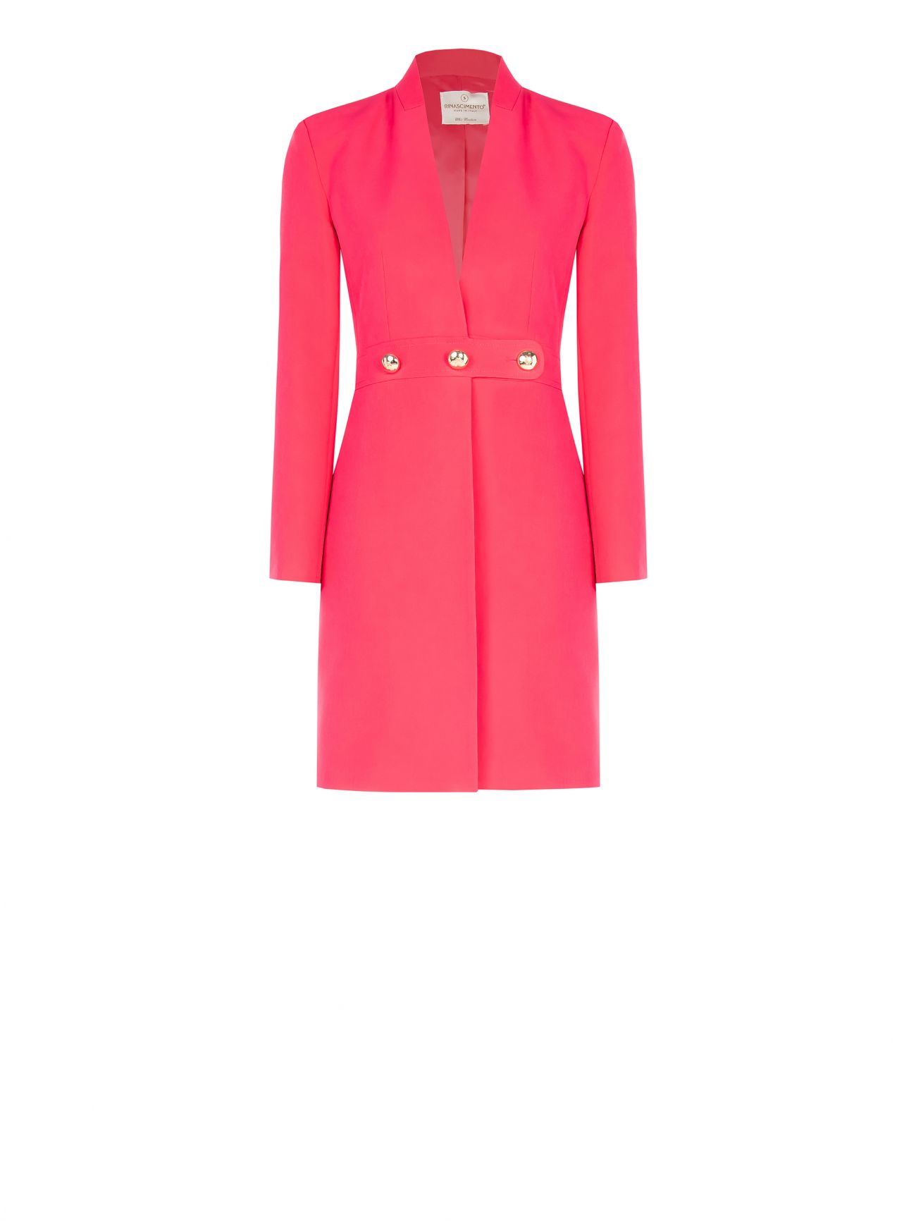 Duster in Fuchsia Technical Fabric det_4