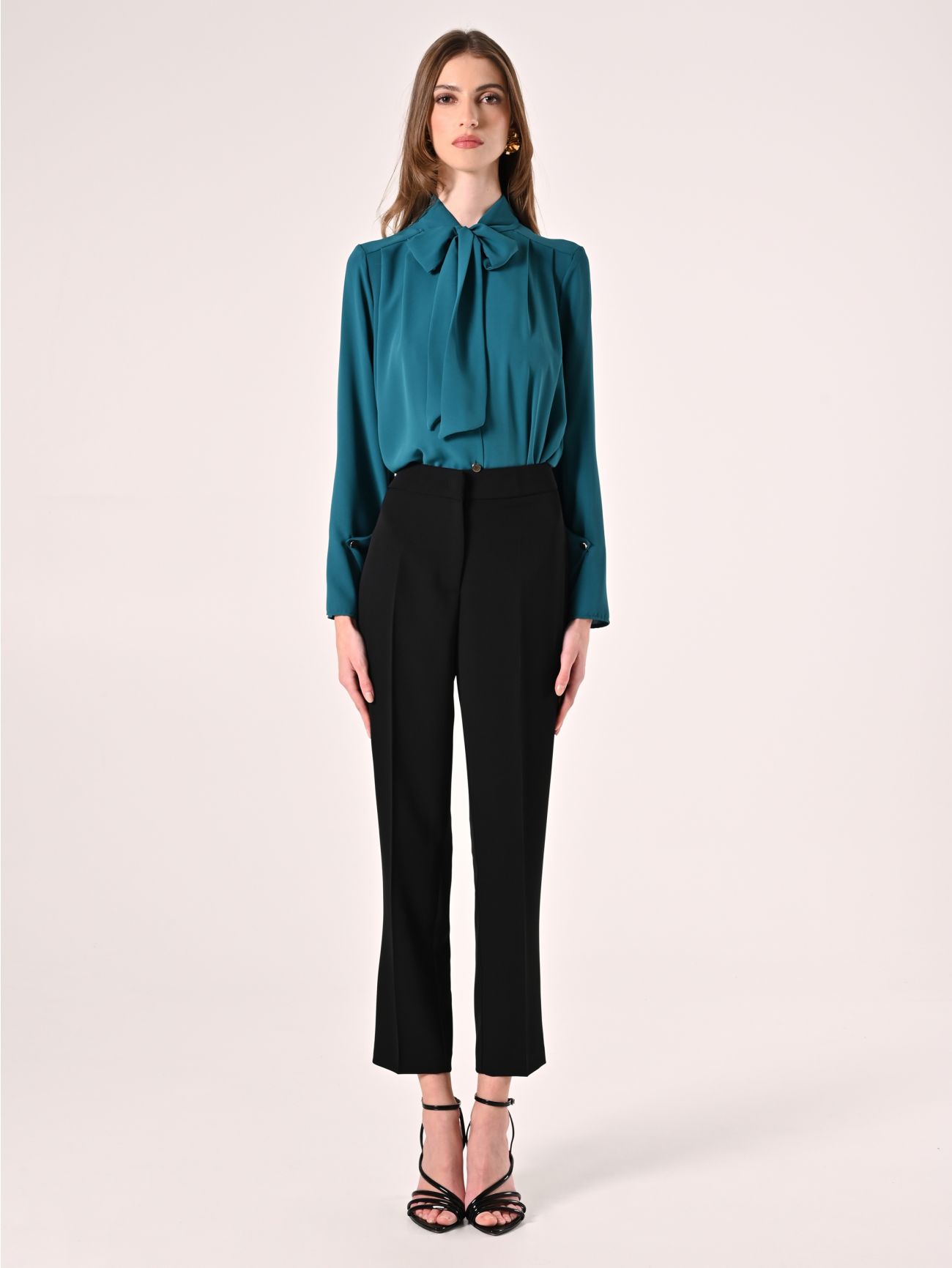 Black Cady Trousers det_1