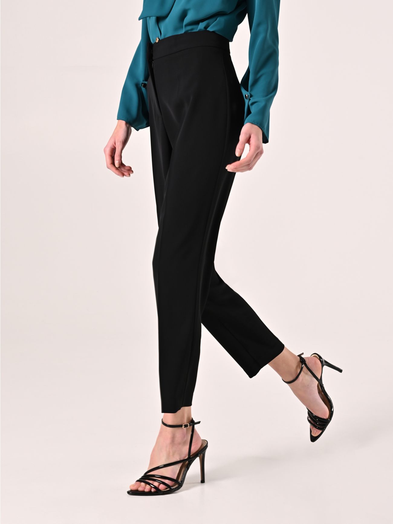 Black Cady Trousers in_i7