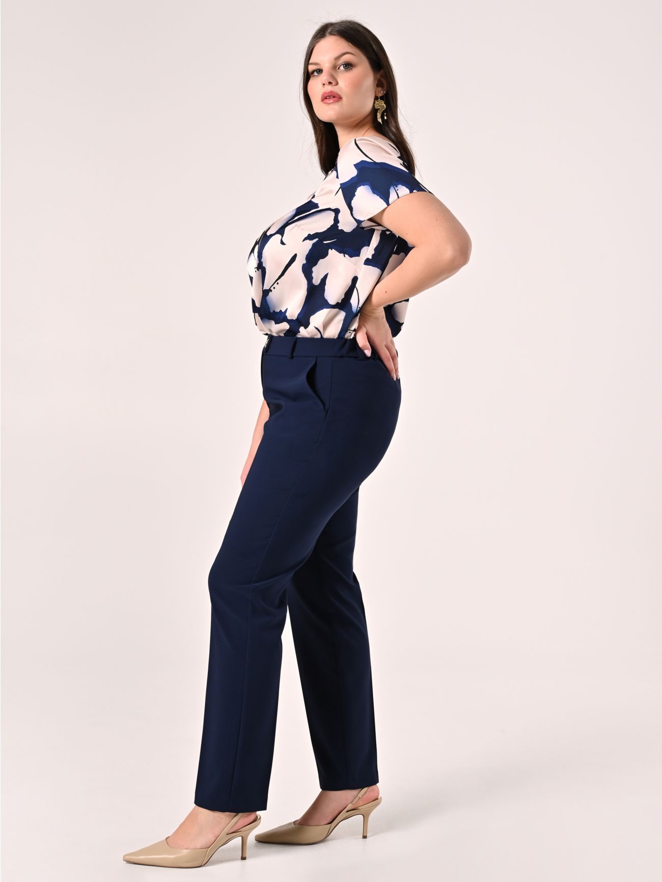 Pantaloni Curvy Blu in_i7